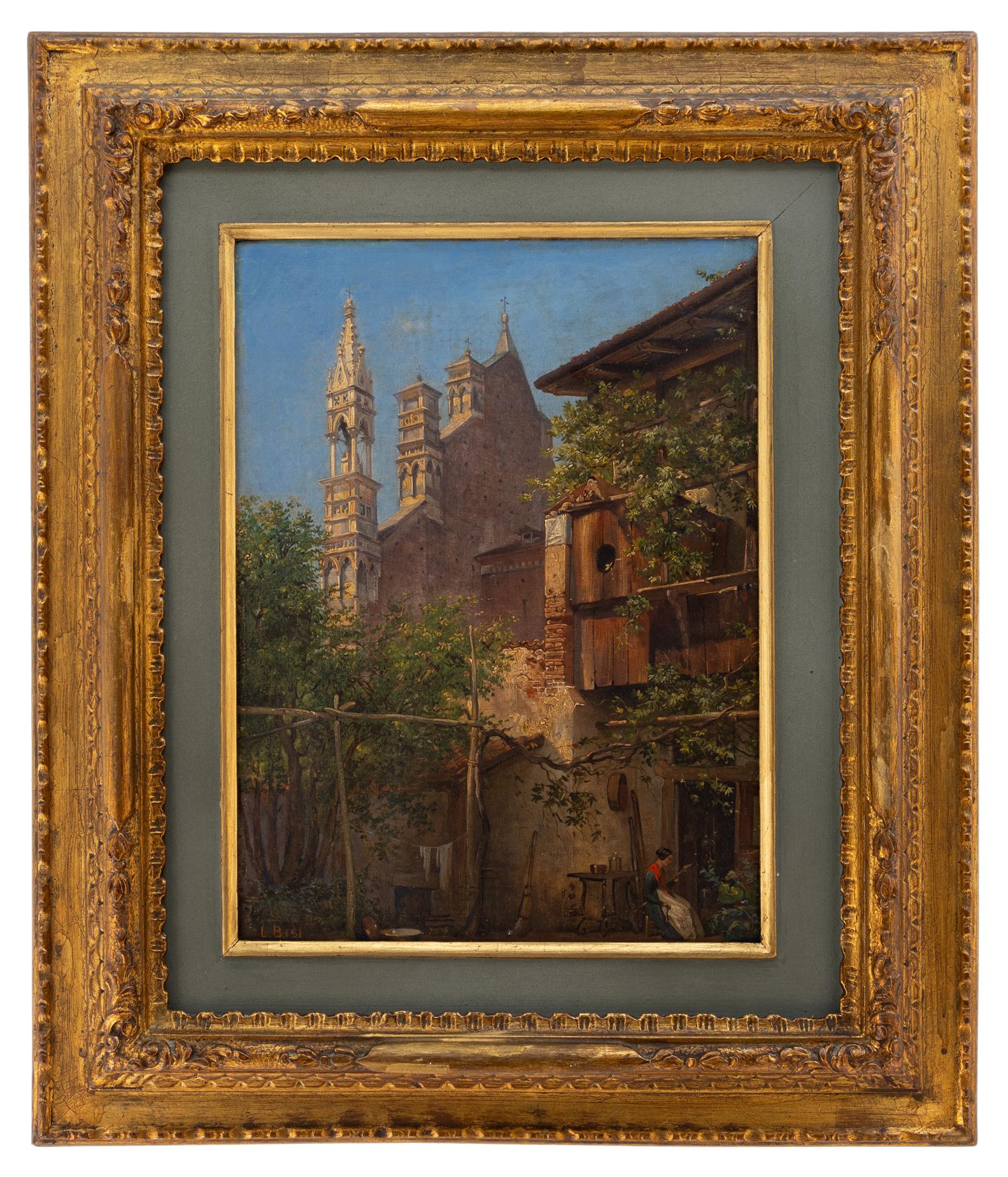 luigi bisi: Il Duomo di Monza 1860