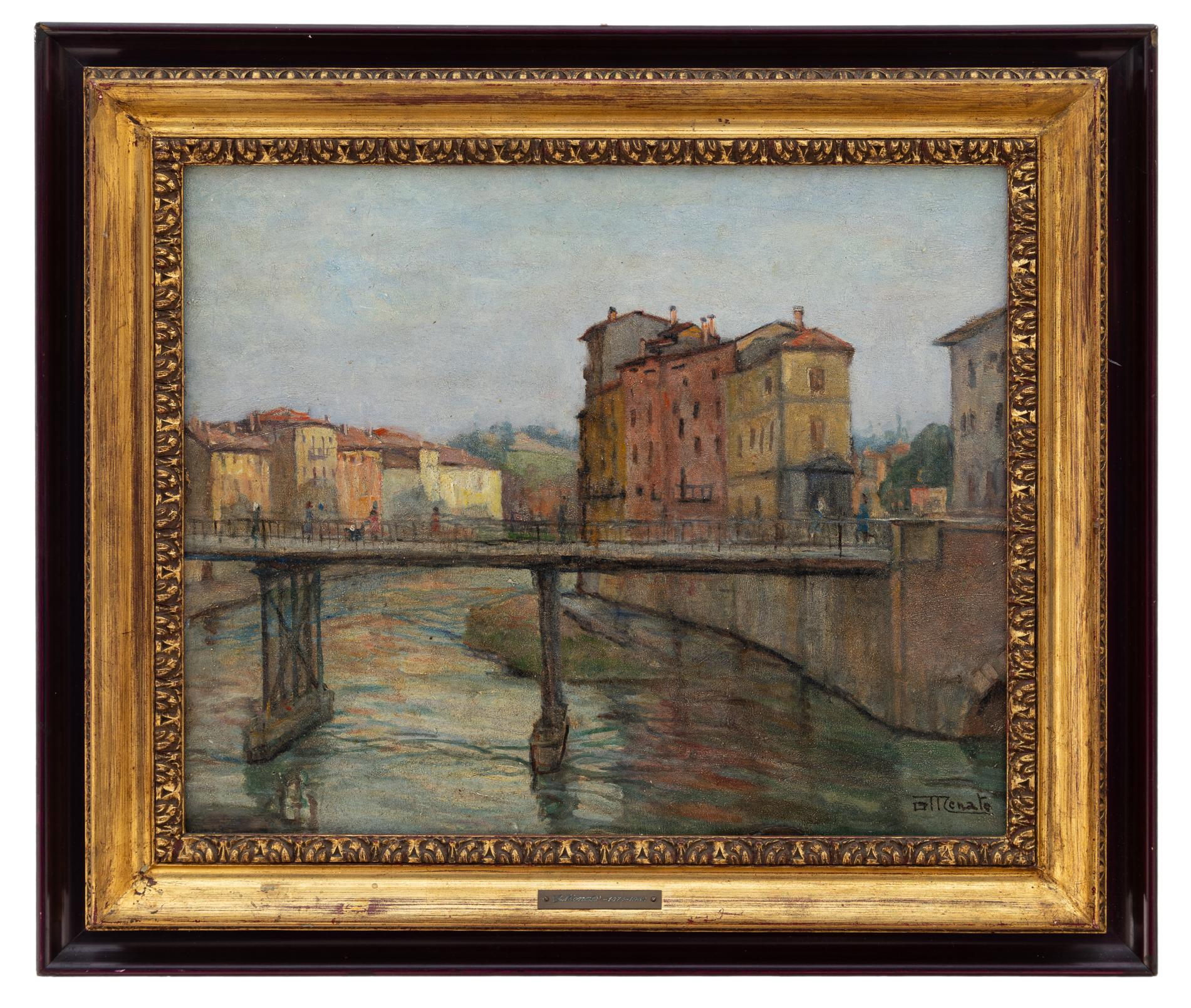 giuseppe menato: Ponte degli Angeli a Vicenza