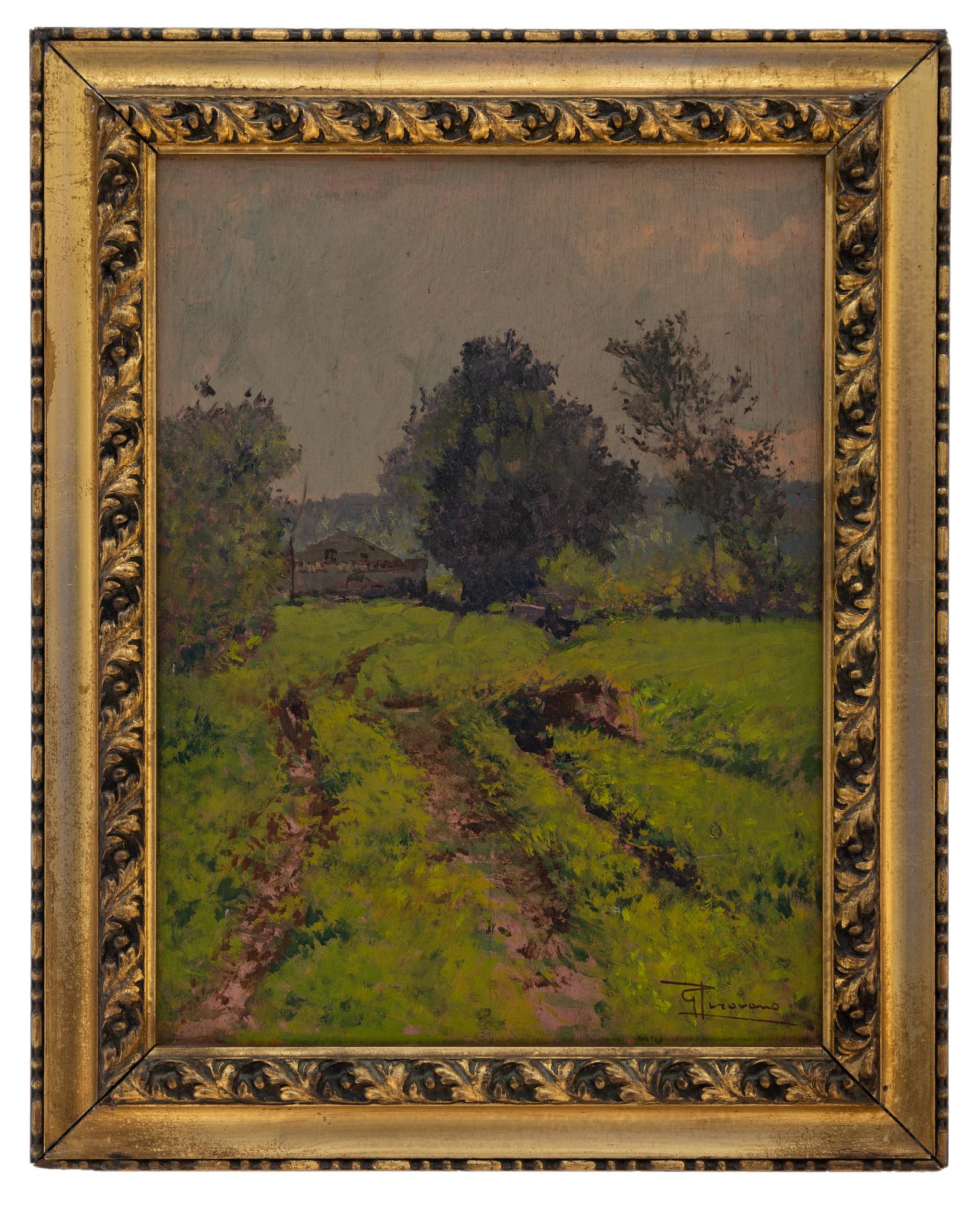 giovanni pirovano: Strada di campagna