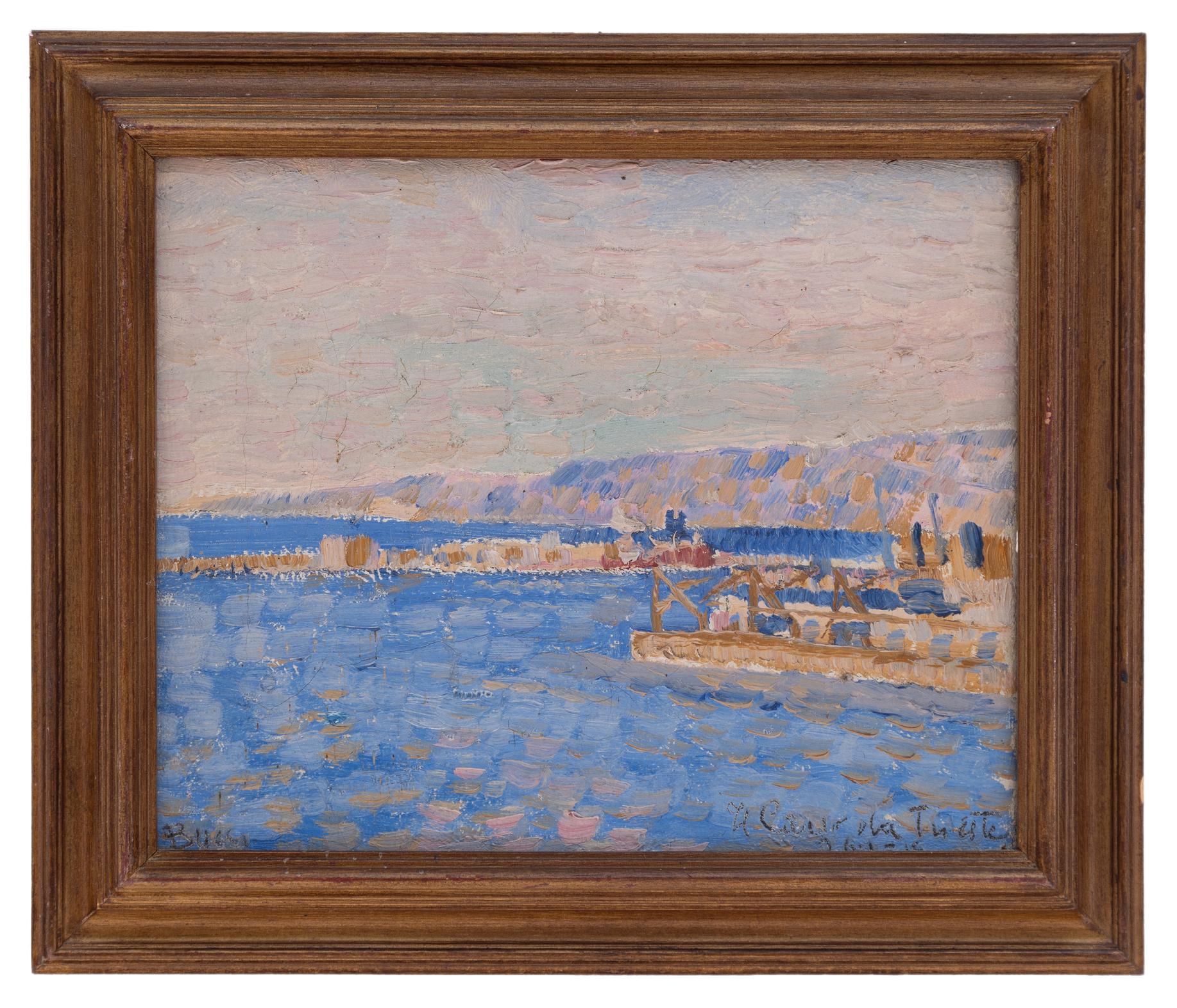 anselmo bucci: Il Porto Di Trieste