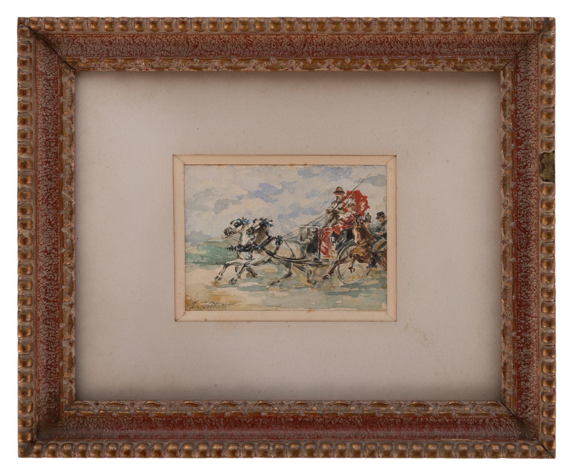 sebastiano de albertis: Carrozza Al Galoppo