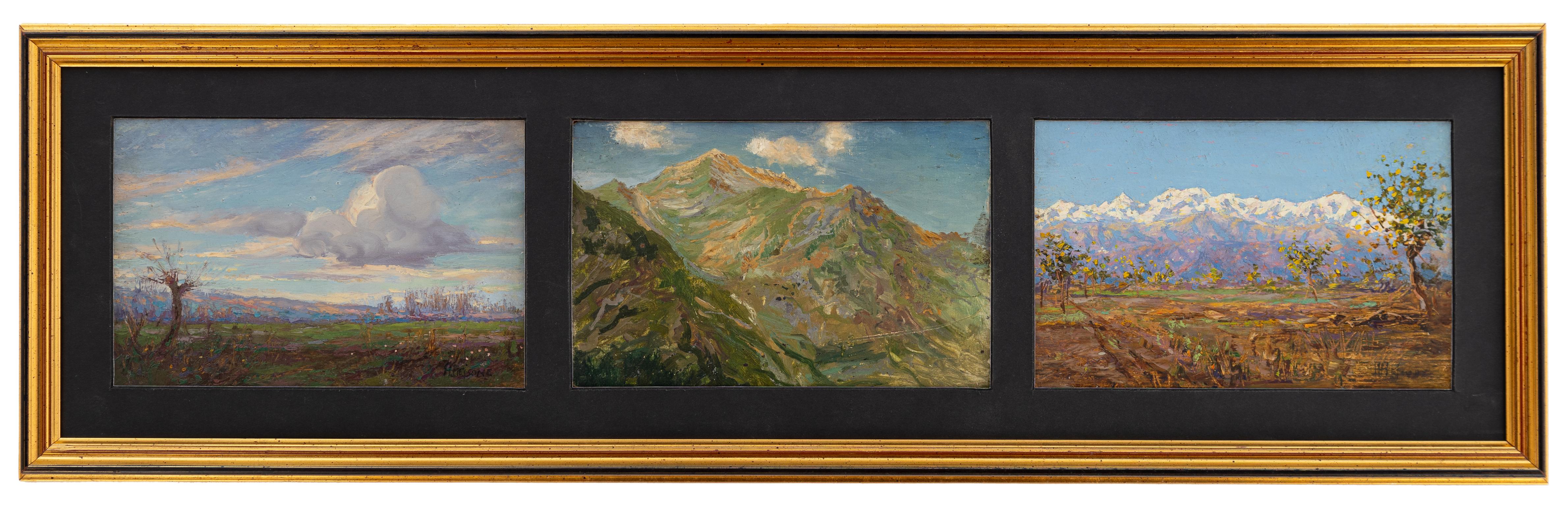 alfredo beisone: Paesaggi nei pressi di Pinerolo