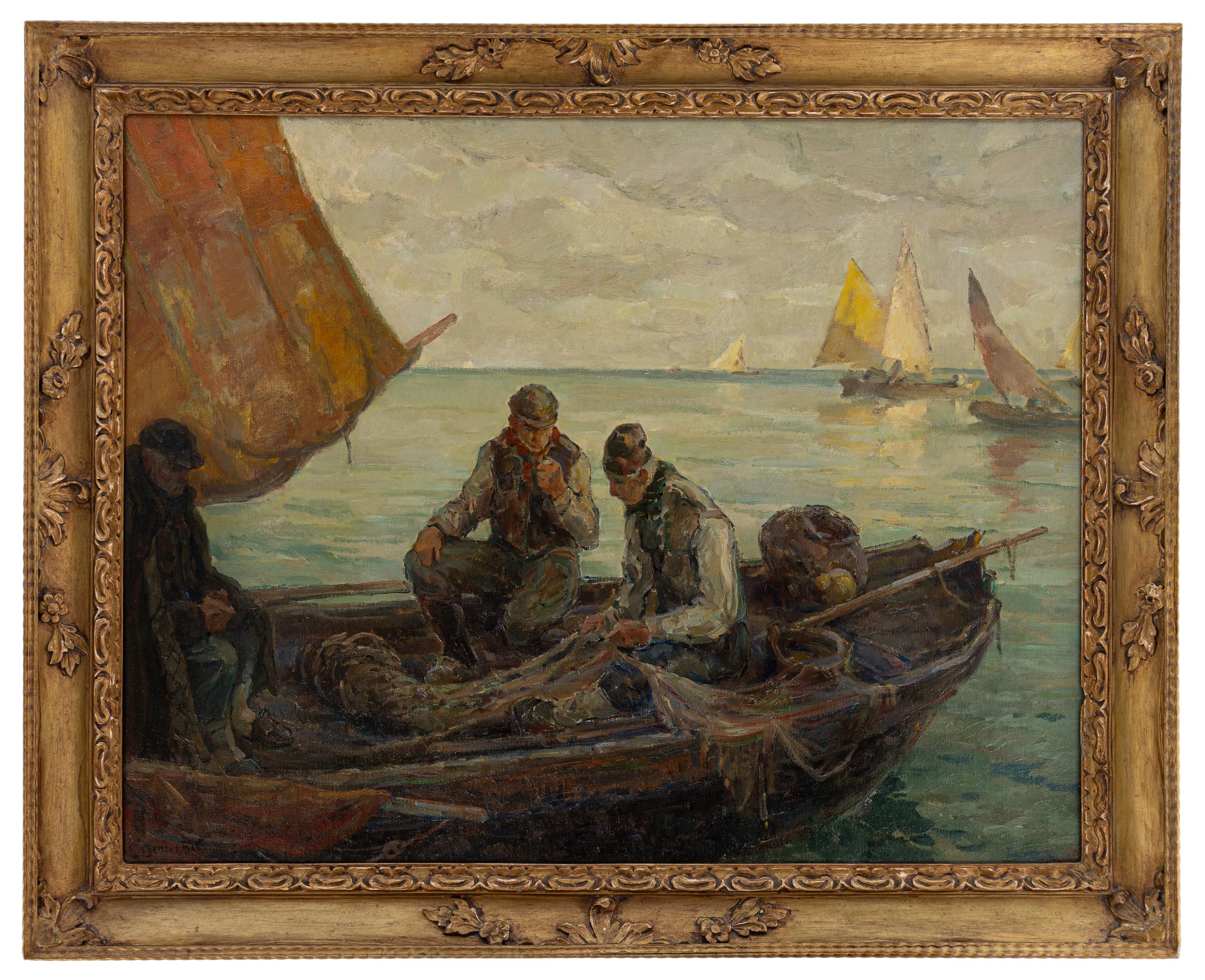 eugenio bonivento: Pescatori in laguna