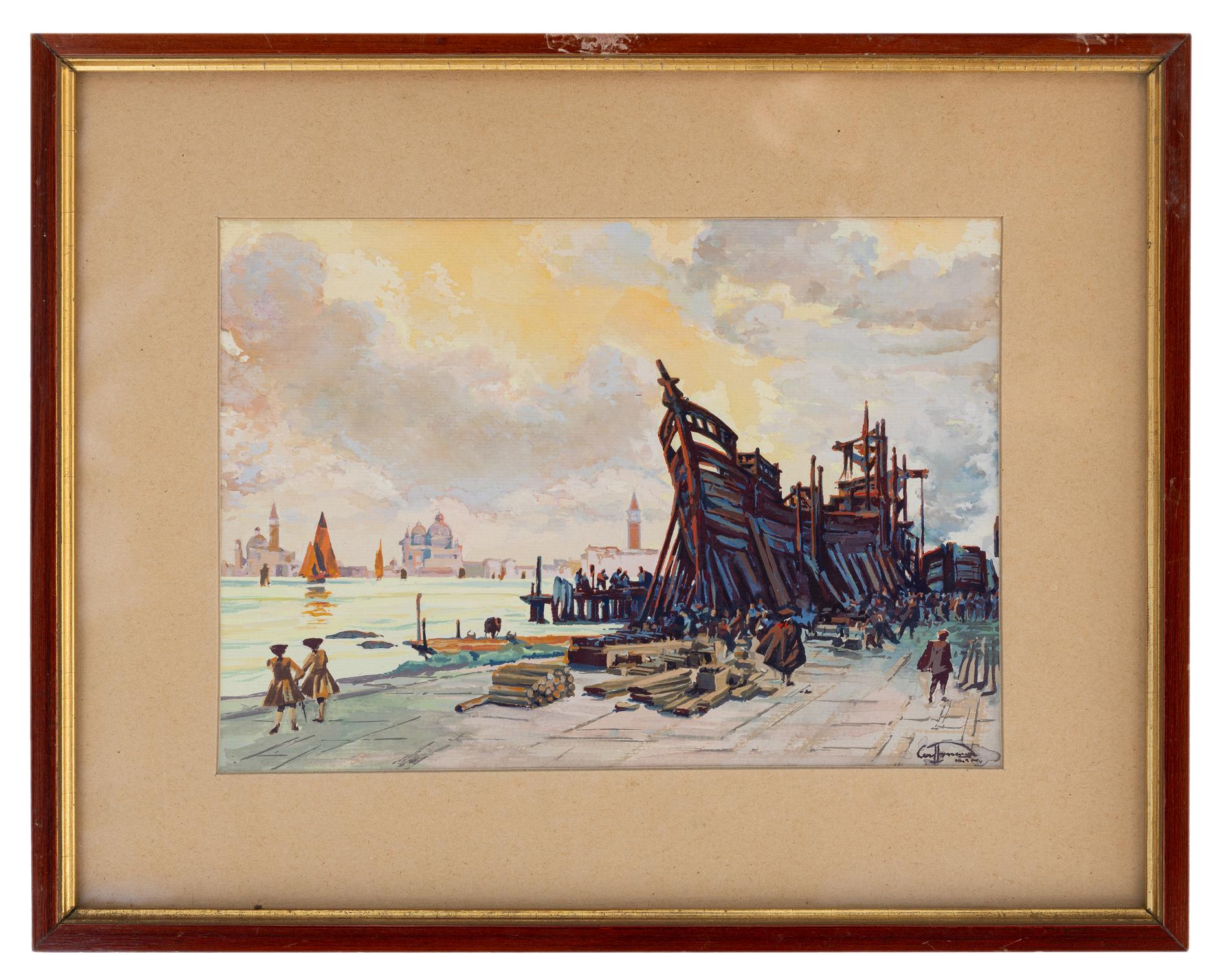 aurelio craffonara: Cantiere navale a Venezia 