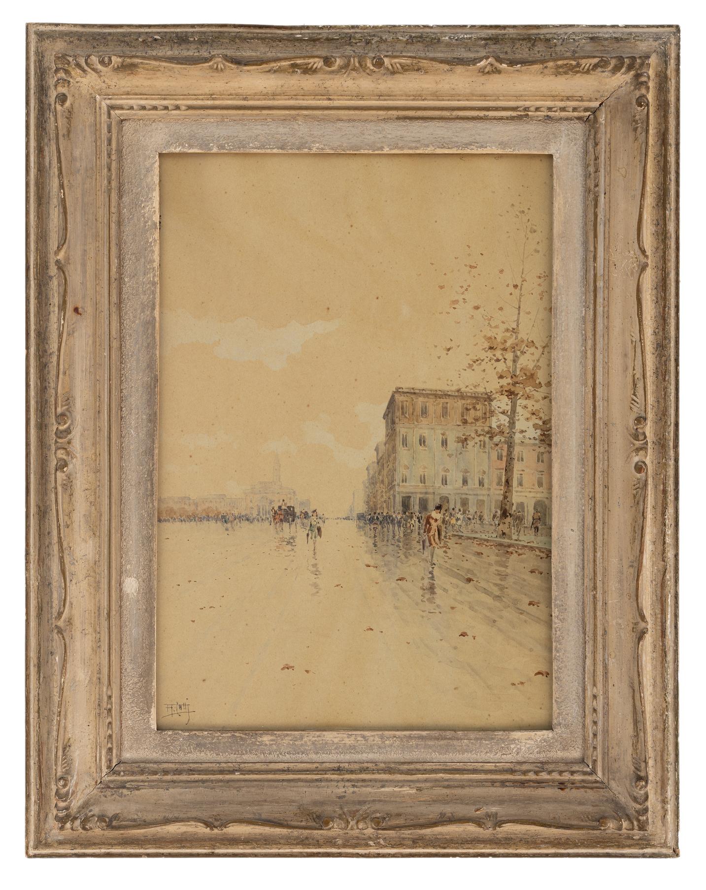 aurelio catti: Passeggiata lungo il viale