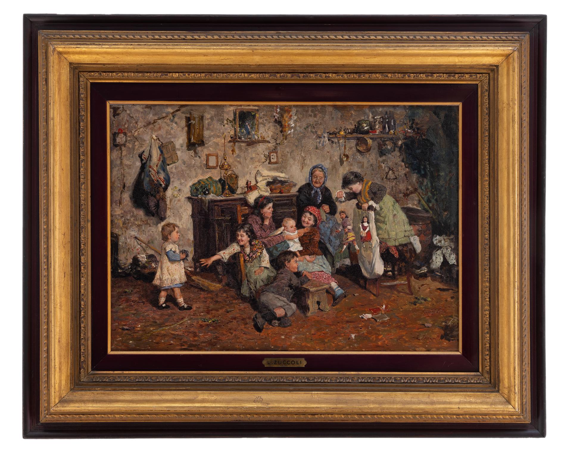 luigi zuccoli: Gioie  familiari