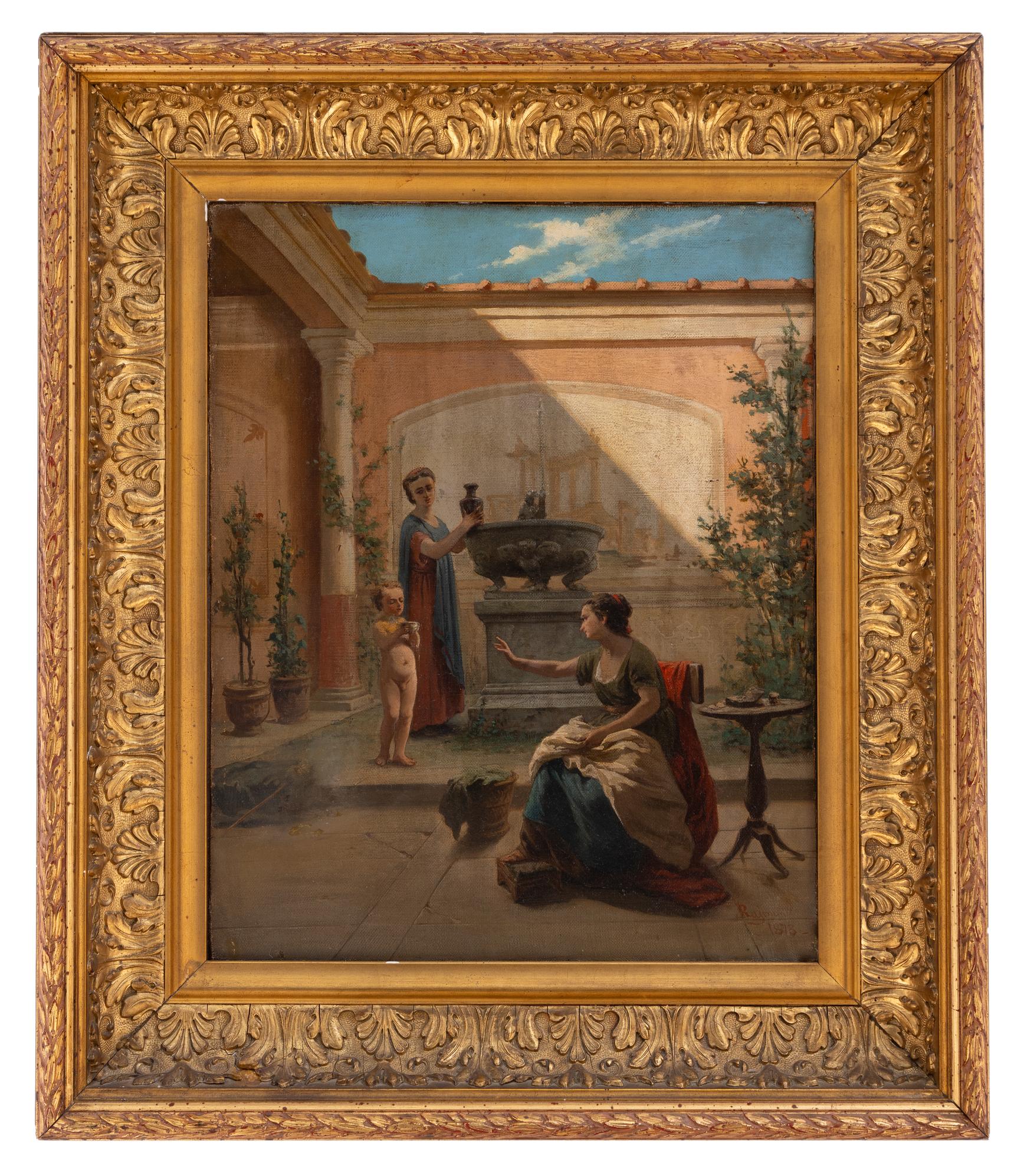 lodovico raymond: Scena pompeiana (1873)