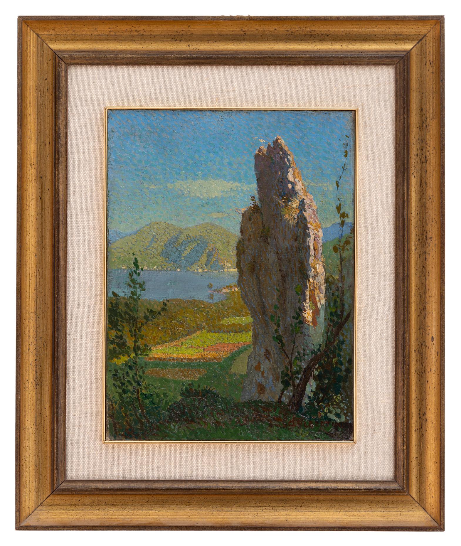 oreste albertini: Scorcio di lago