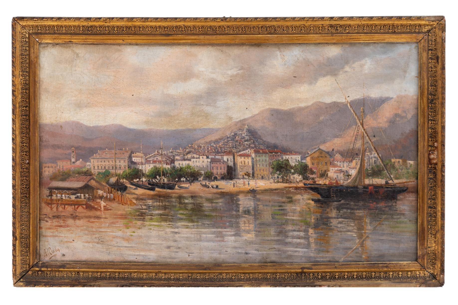 ambrogio preda: Paesaggio lacustre