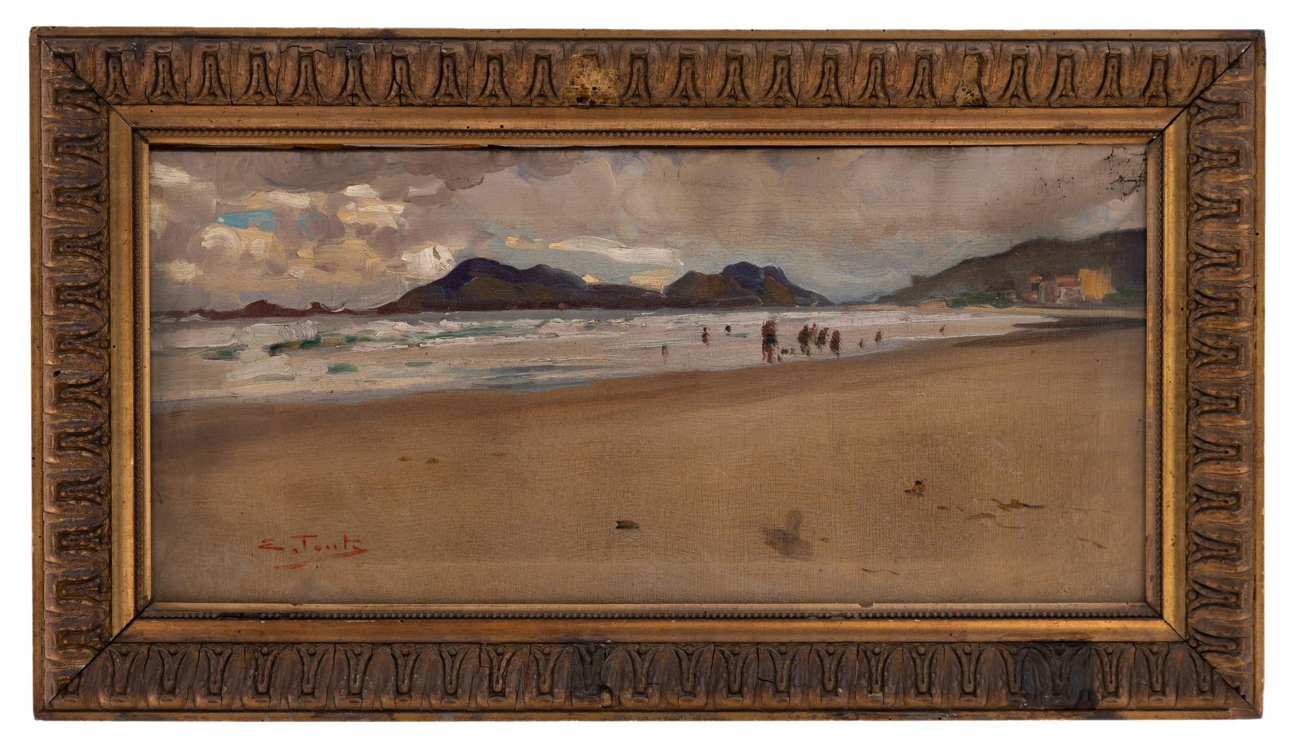 egidio tonti: Sulla spiaggia