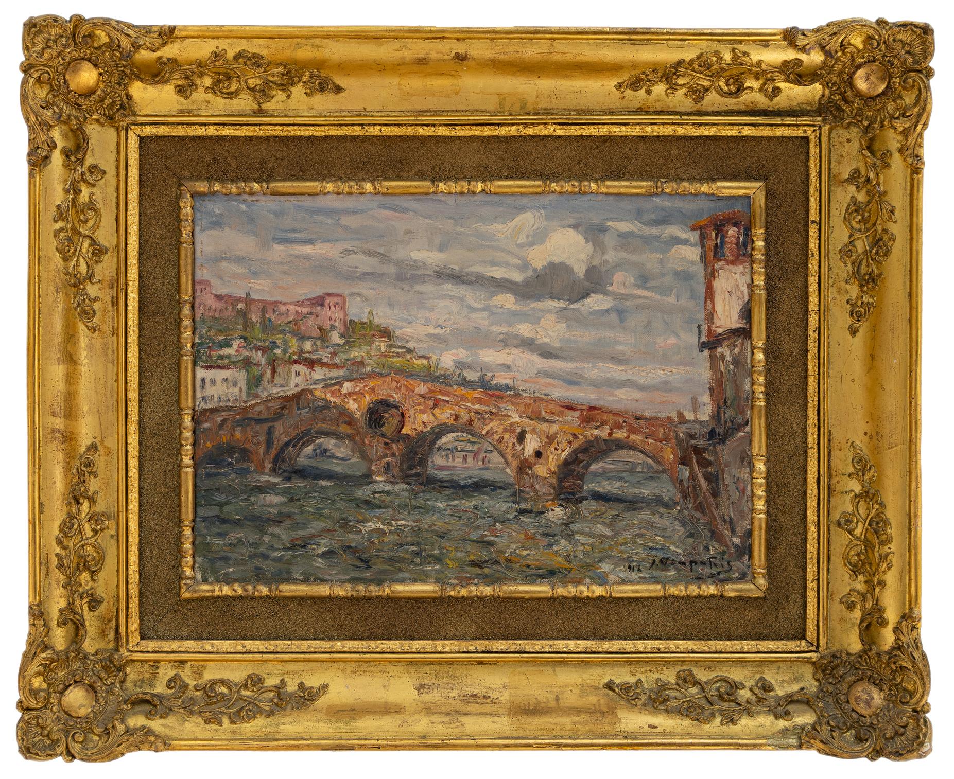 giovanni giulio maria depetris: Ponte Pietra a Verona