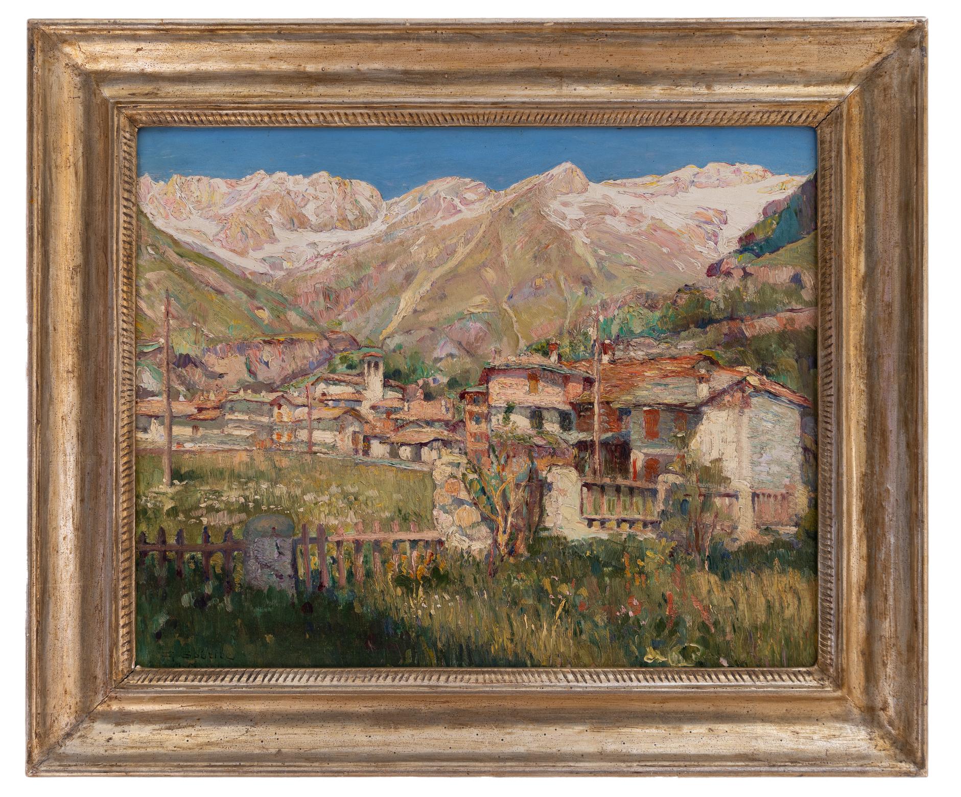 giuseppe sobrile: Giornata di sole a Forno (1879)