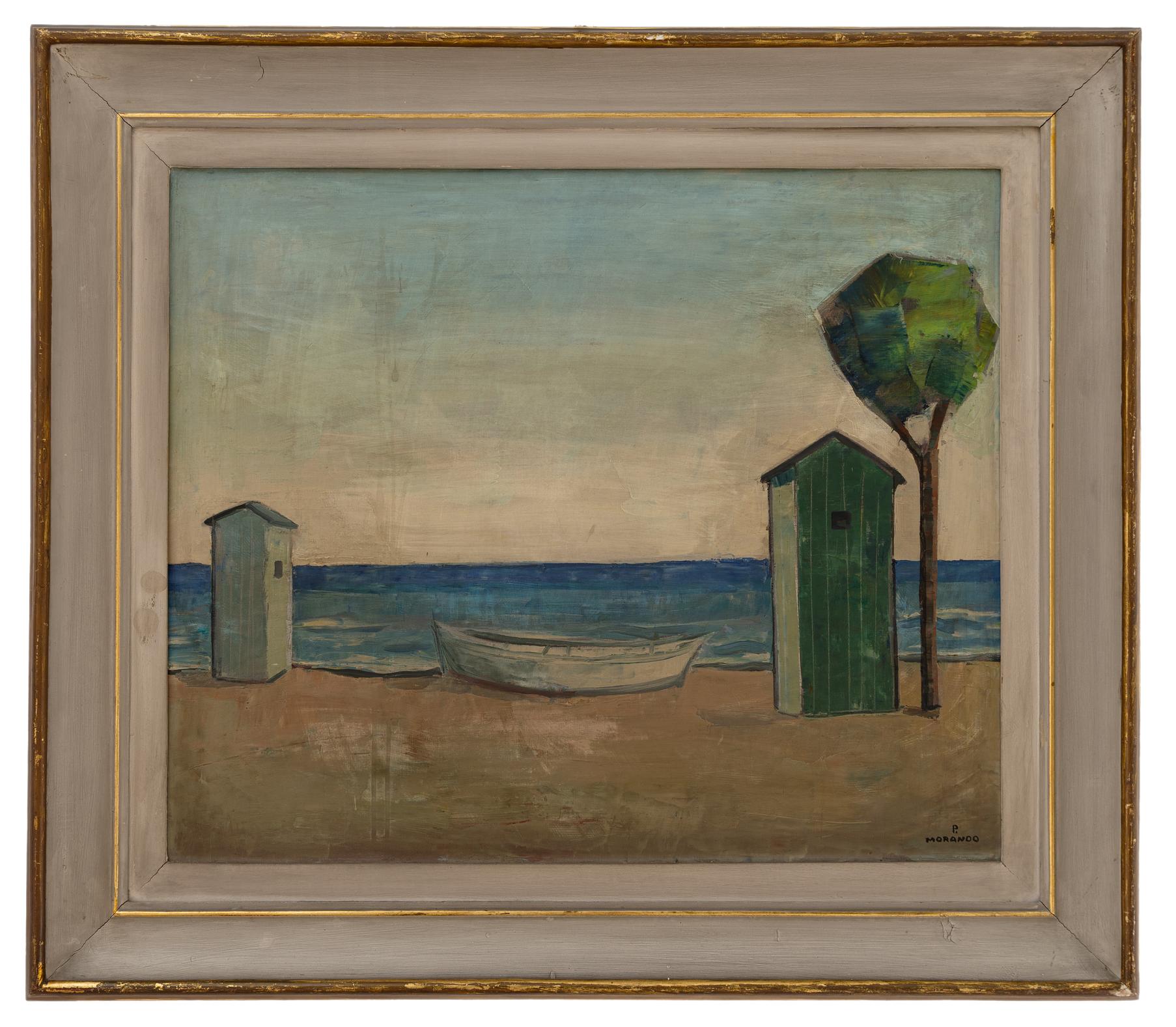 pietro morando: Omaggio a Carra' Lungo la riva 