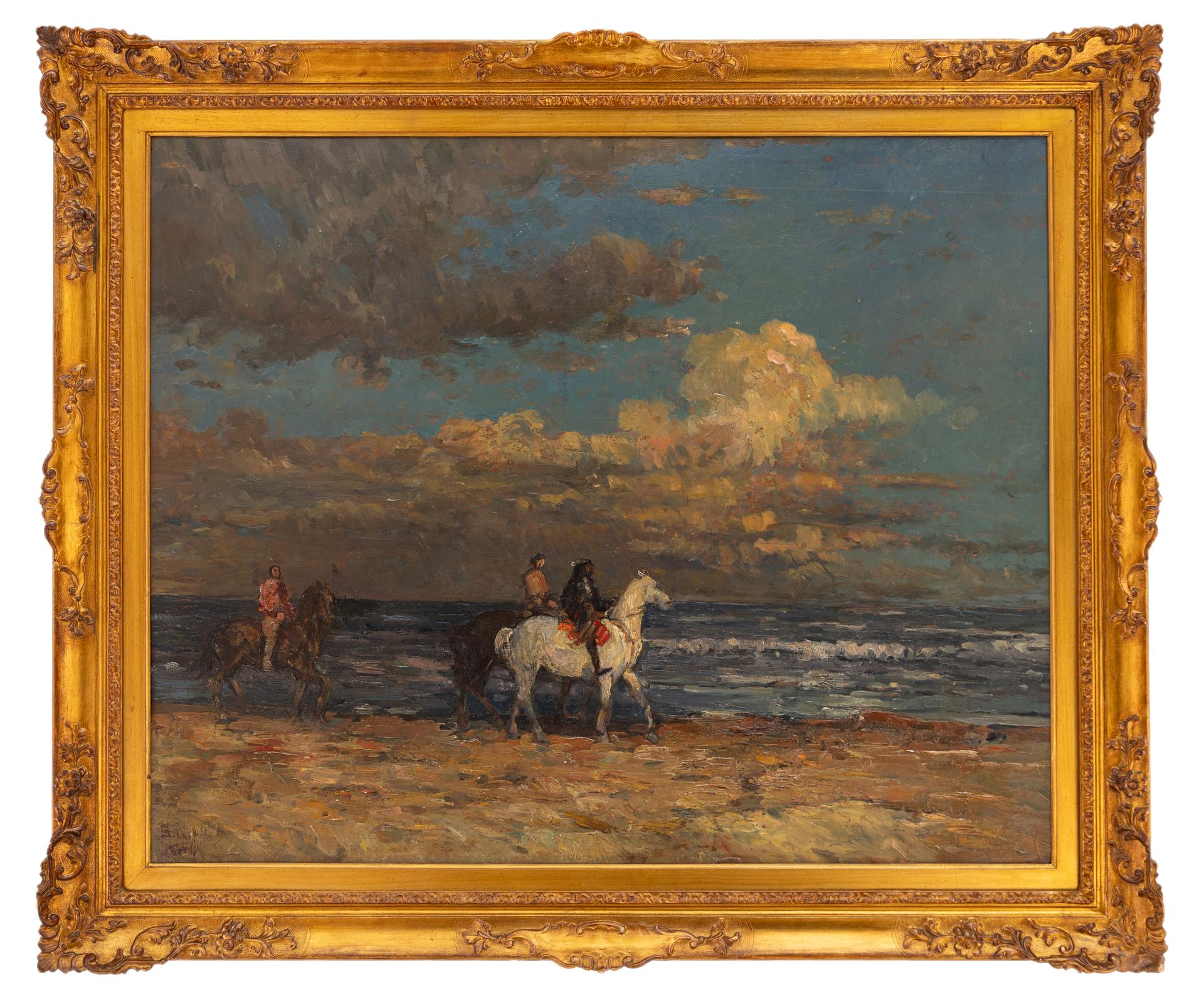 beppe ciardi: Passeggiata a cavallo lungo il mare