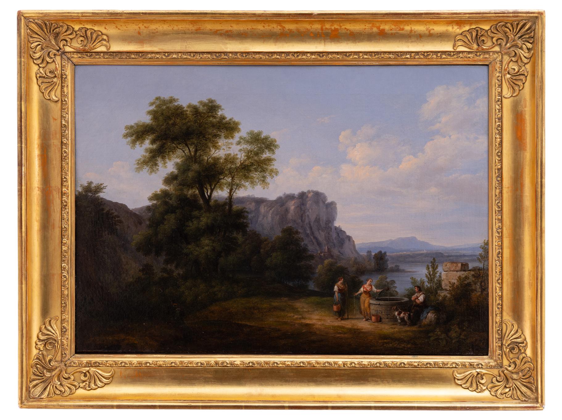 pietro ronzoni: Al pozzo (1850)