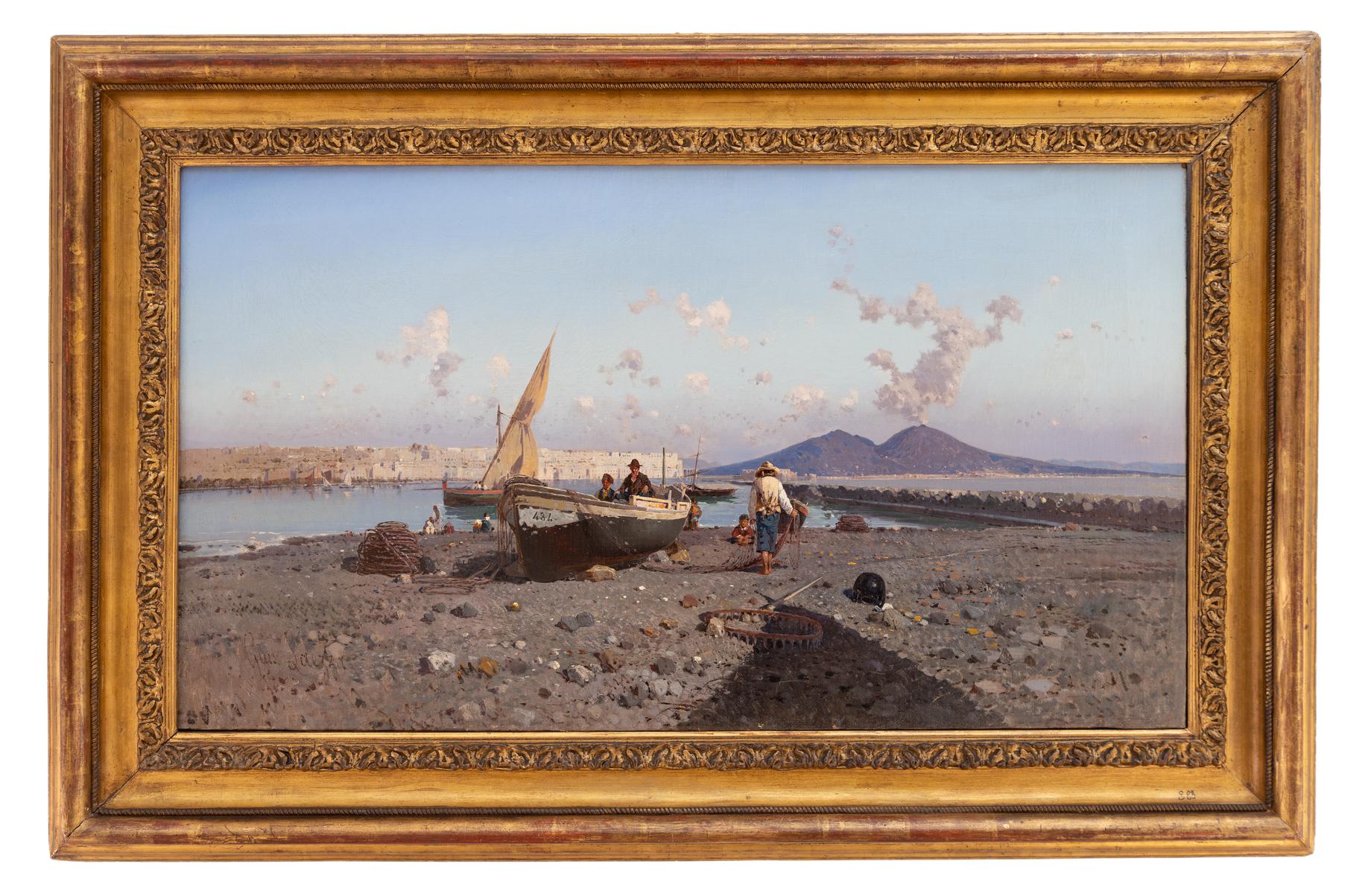 giuseppe laezza: Vesuvio visto da Pozzuoli