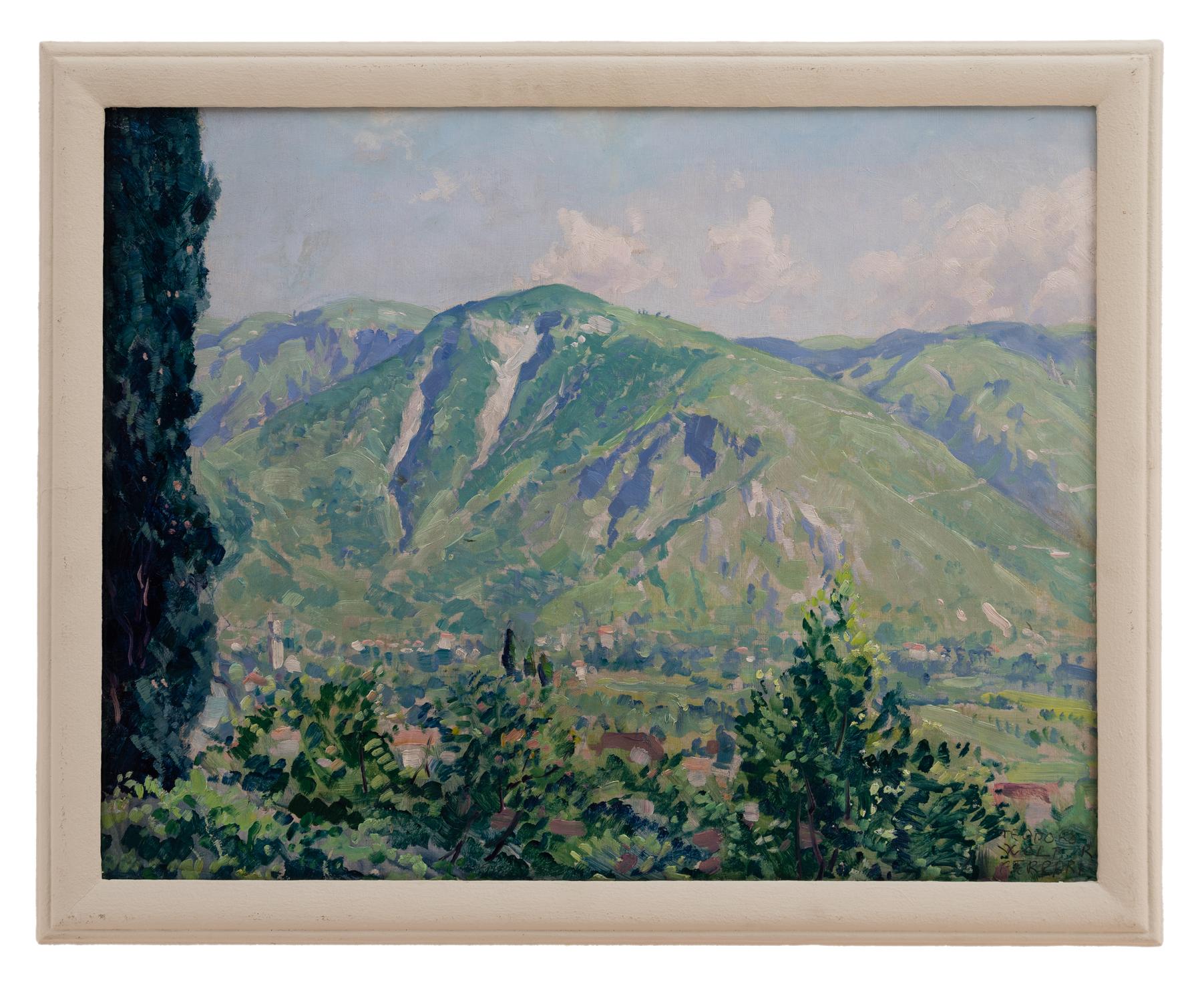 teodoro wolf ferrari: Bassano del Grappa dal Castello degli Ezzelini (giugno 1938)