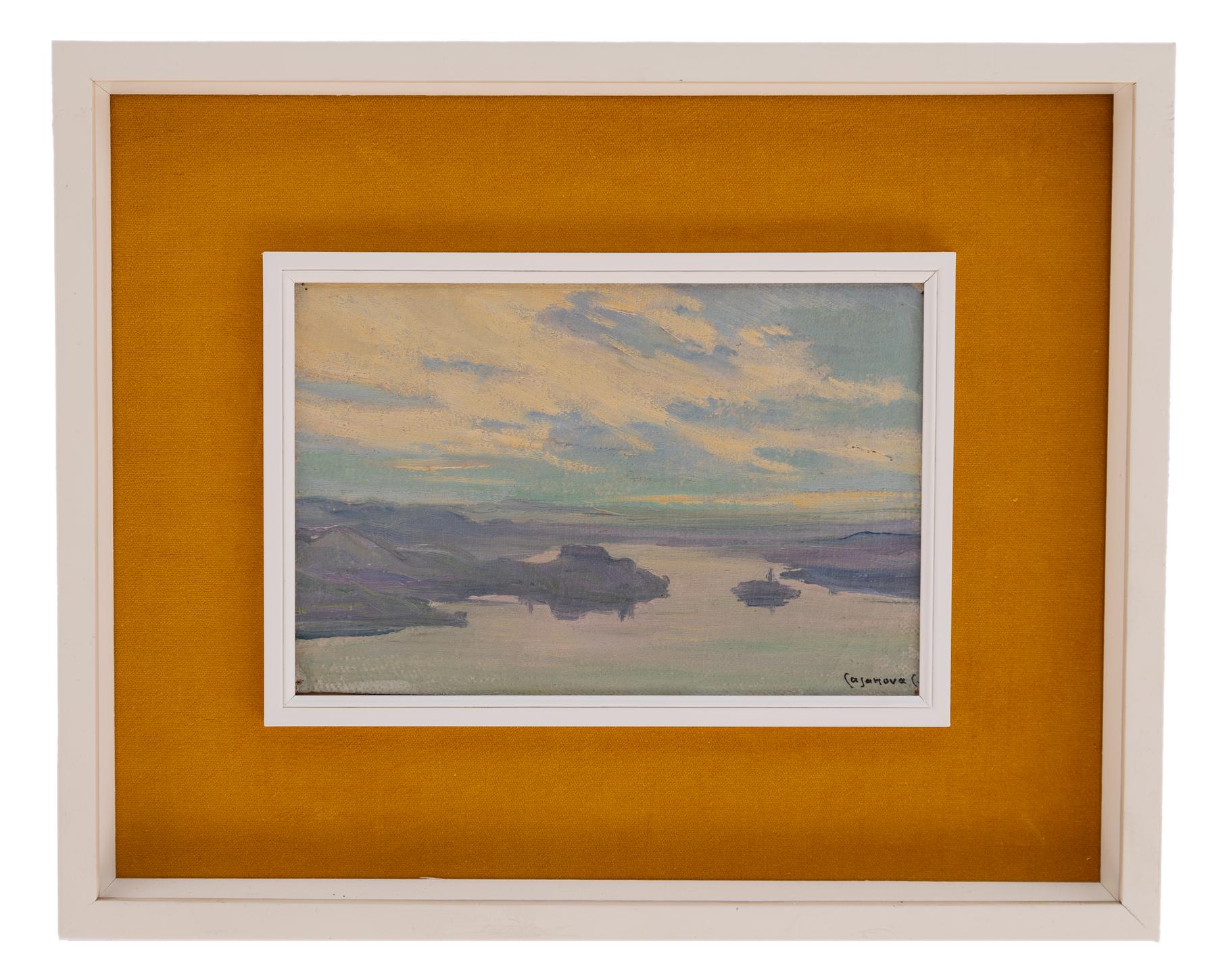 carlo casanova: Veduta di lago