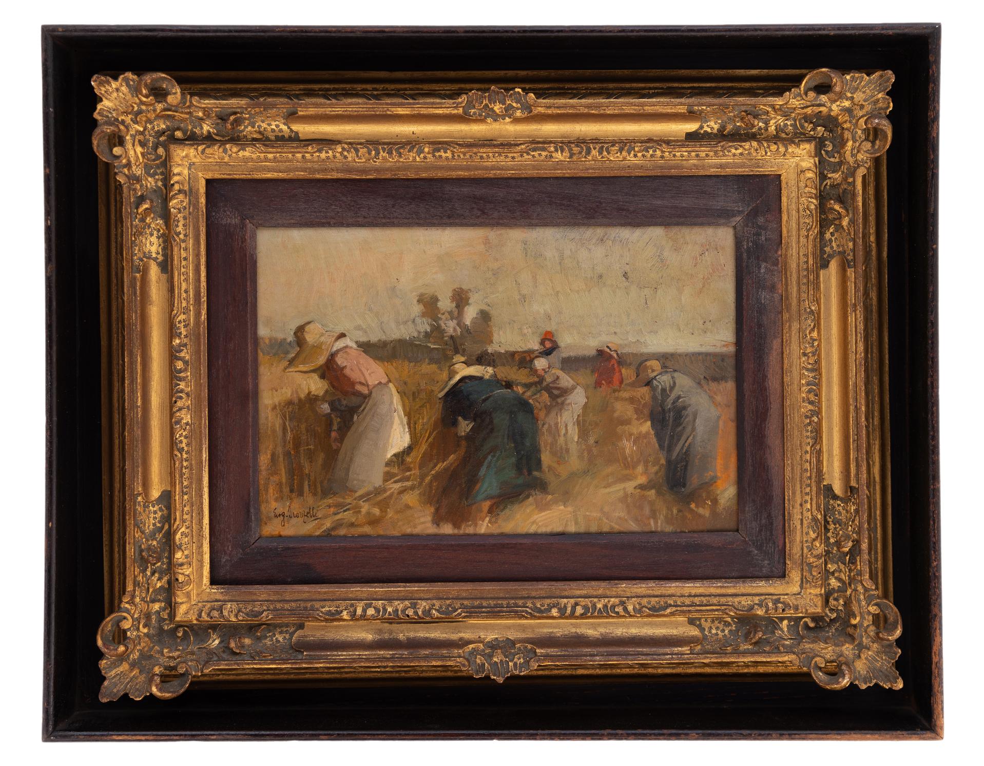 eugenio scorzelli: Il raccolto del grano