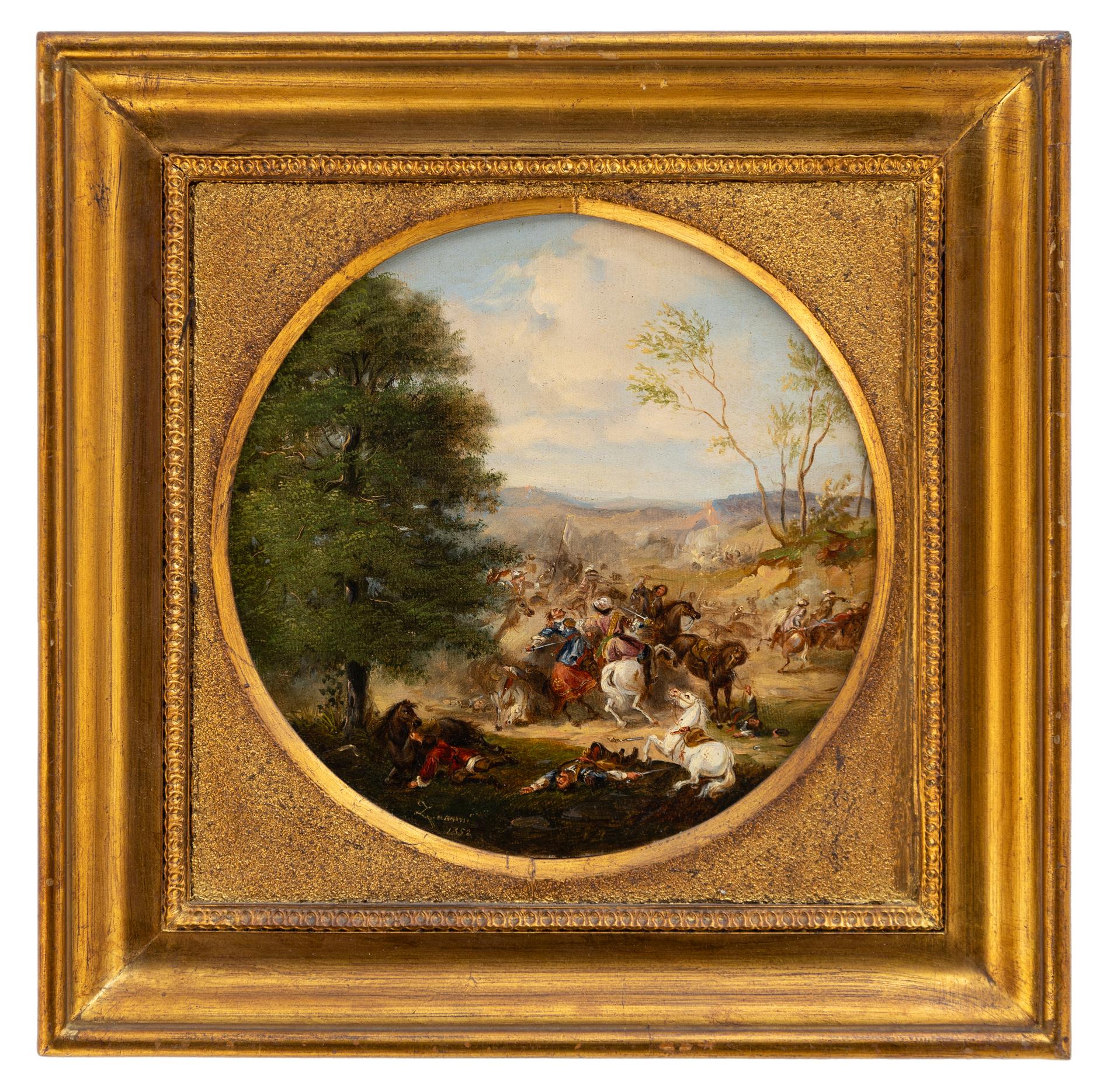 ugo zannoni: Scena di battaglia 