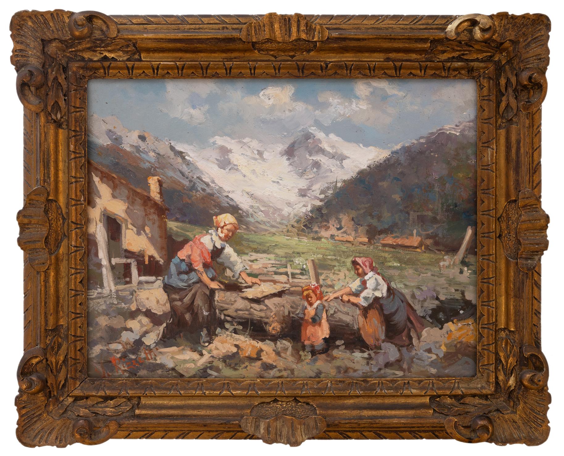 paolo vincenzo rizzetti: Lavando i panni in Val d'Aosta