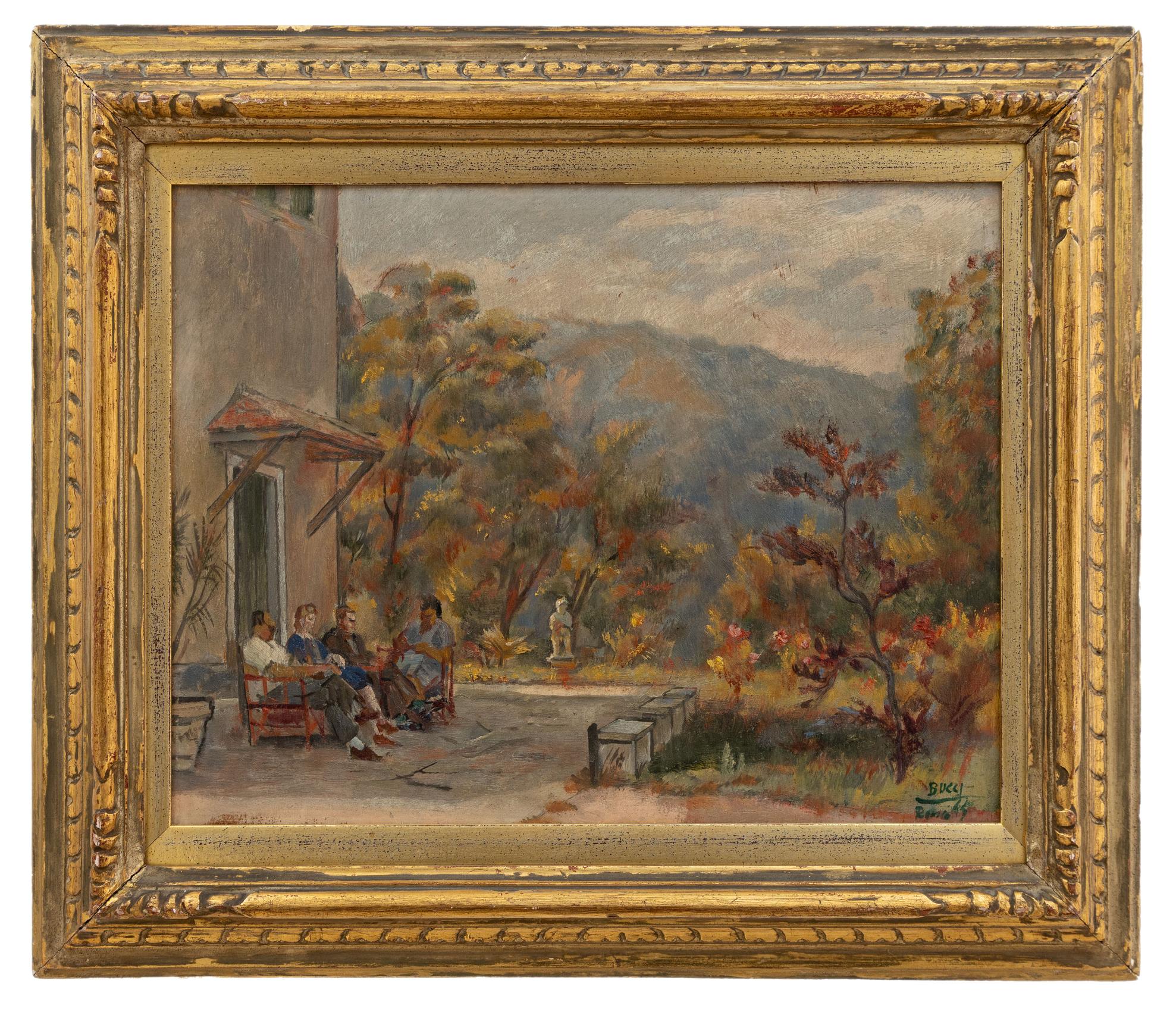 anselmo bucci: Siesta alla Casa del Castagno 1944