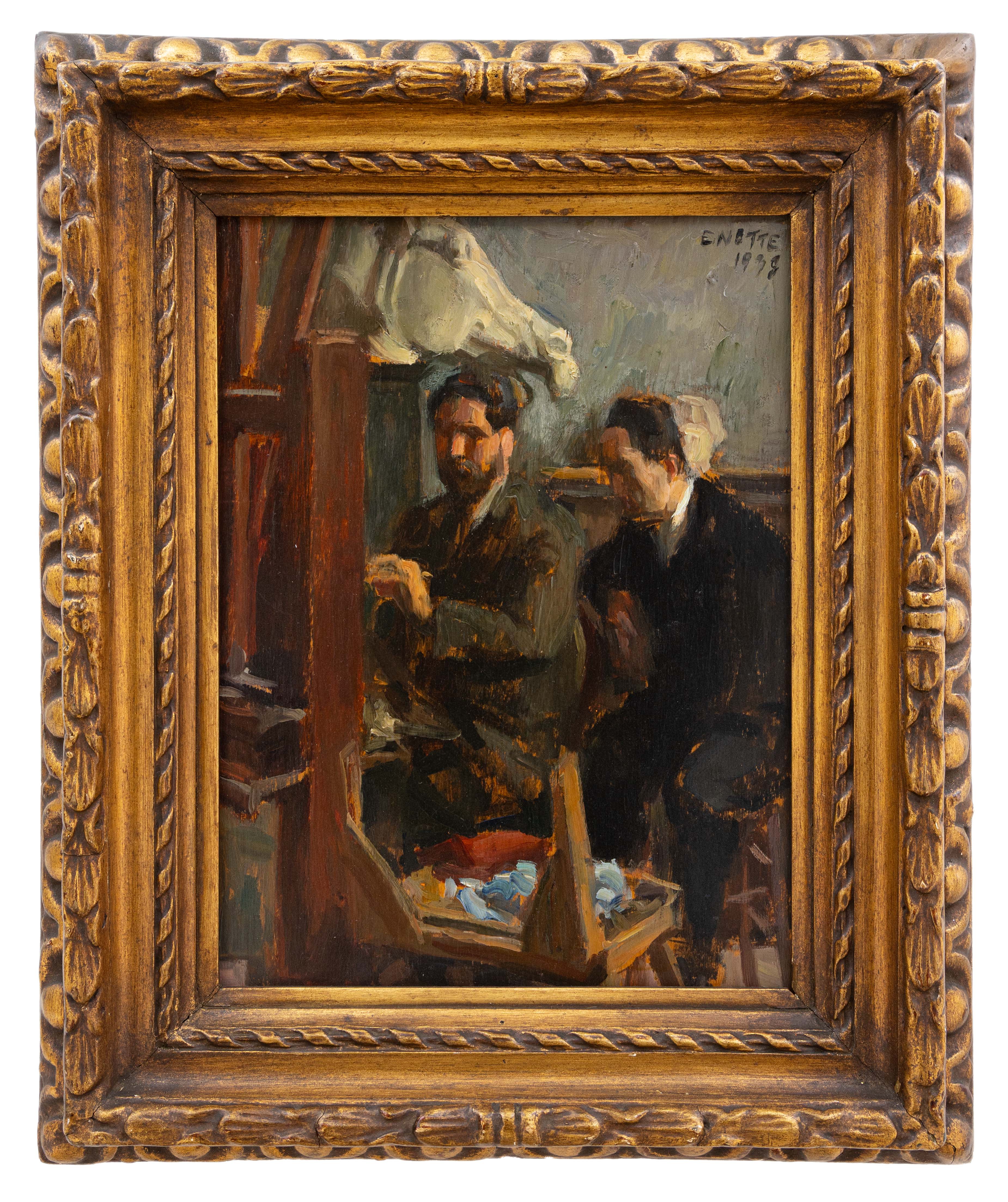 emilio notte: L'amico nello studio 1938