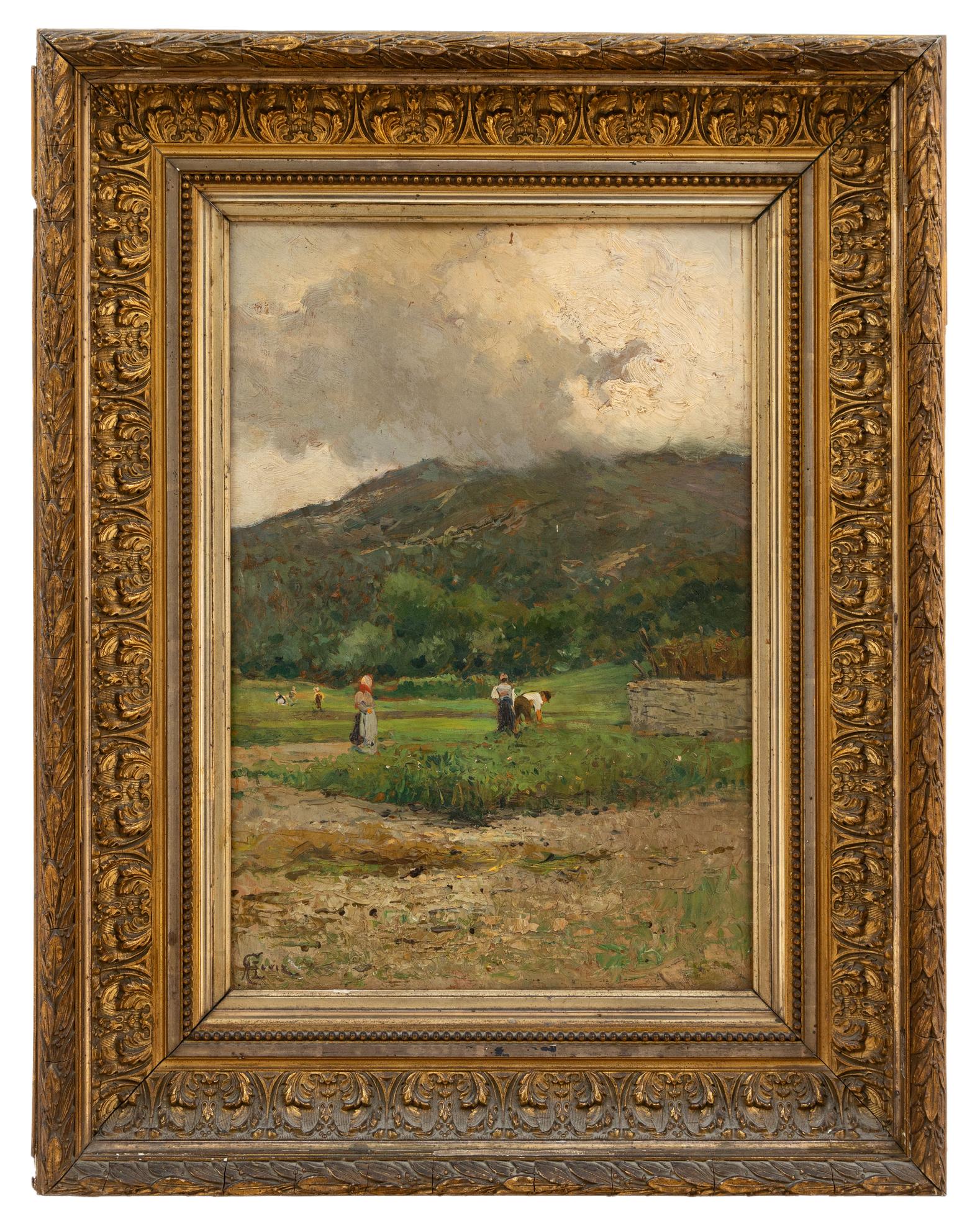 giuseppe augusto levis: Lavorando nei campi