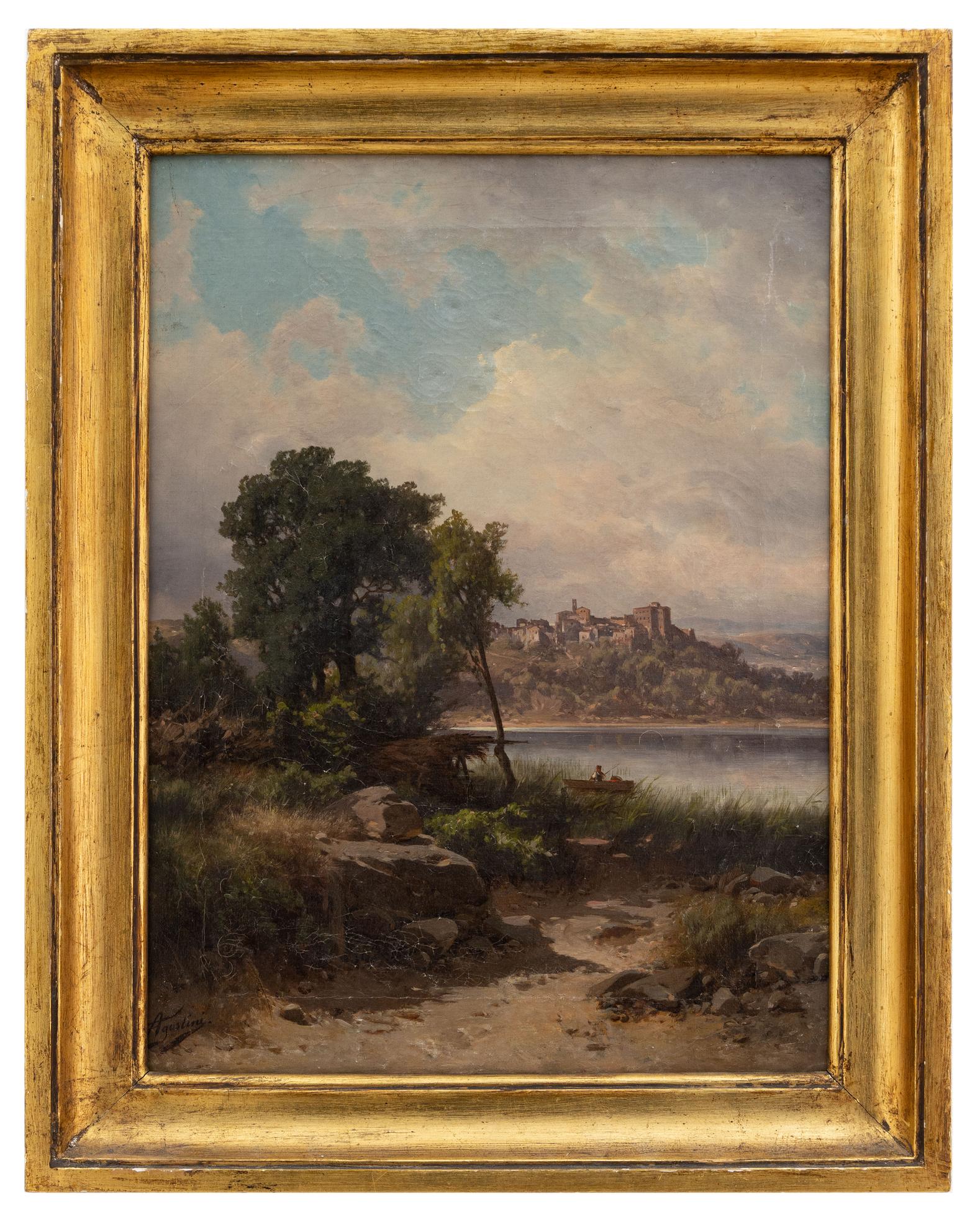 guido agostini: Genzano sul lago di Nemi