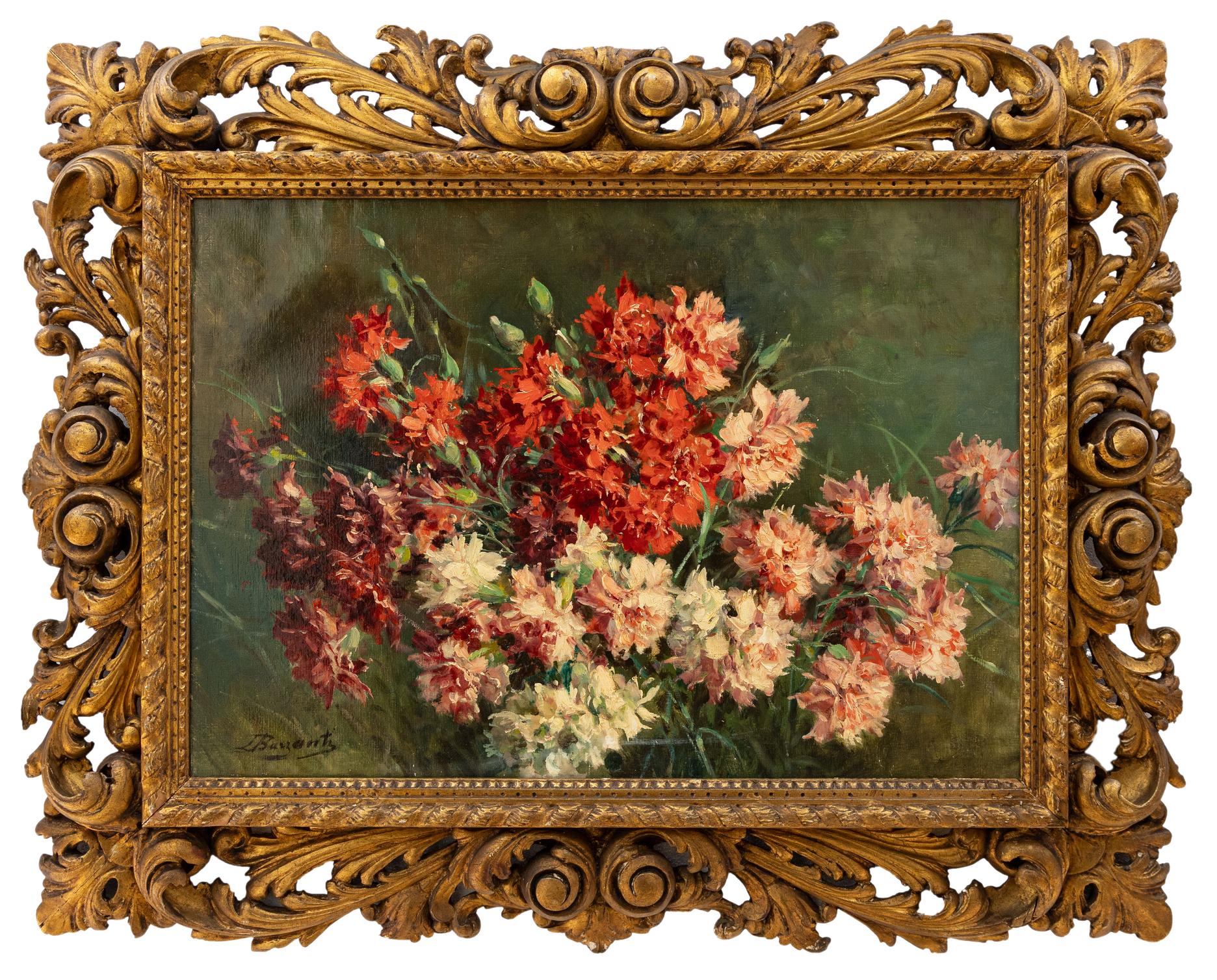 licinio barzanti: Natura morta con fiori