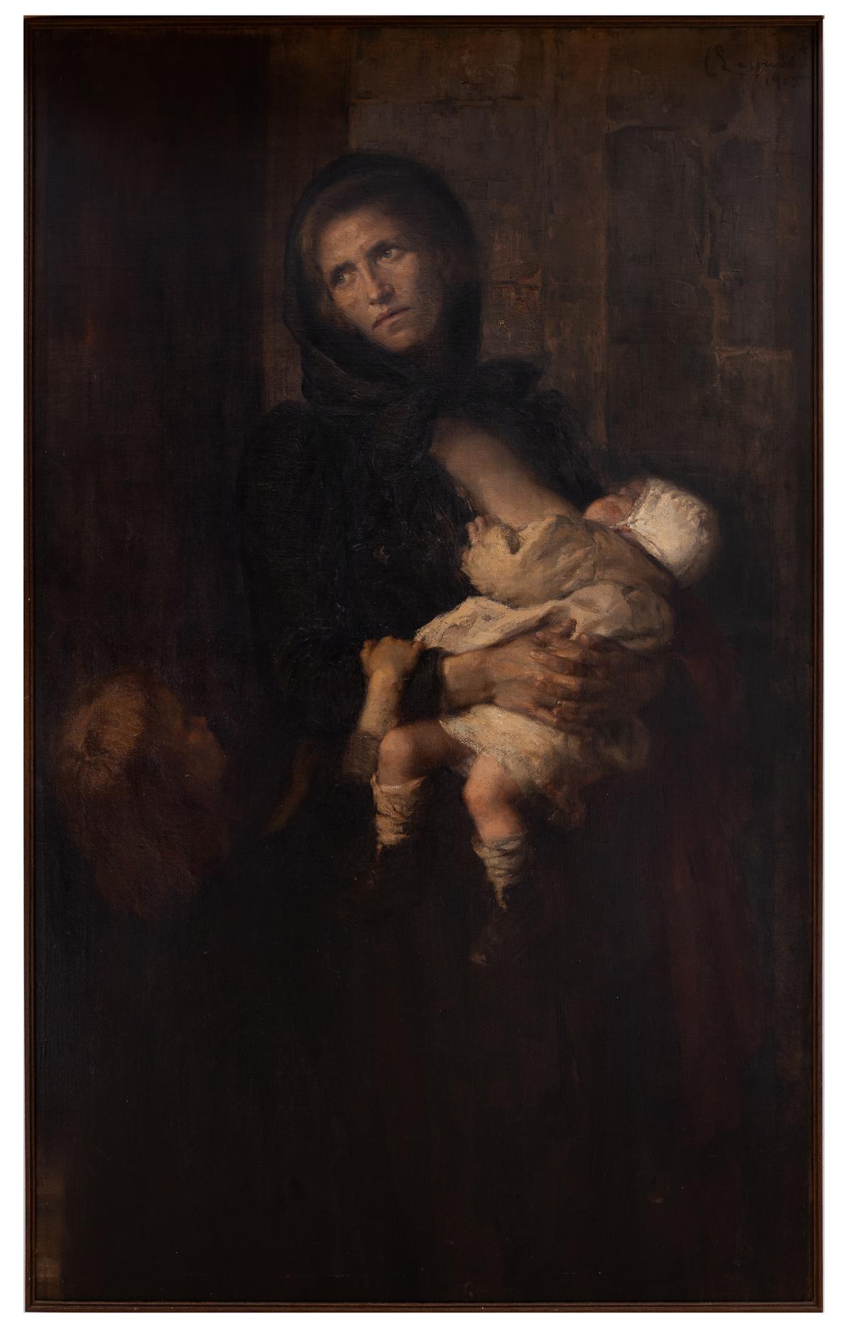 cesare laurenti: La poppata 1905