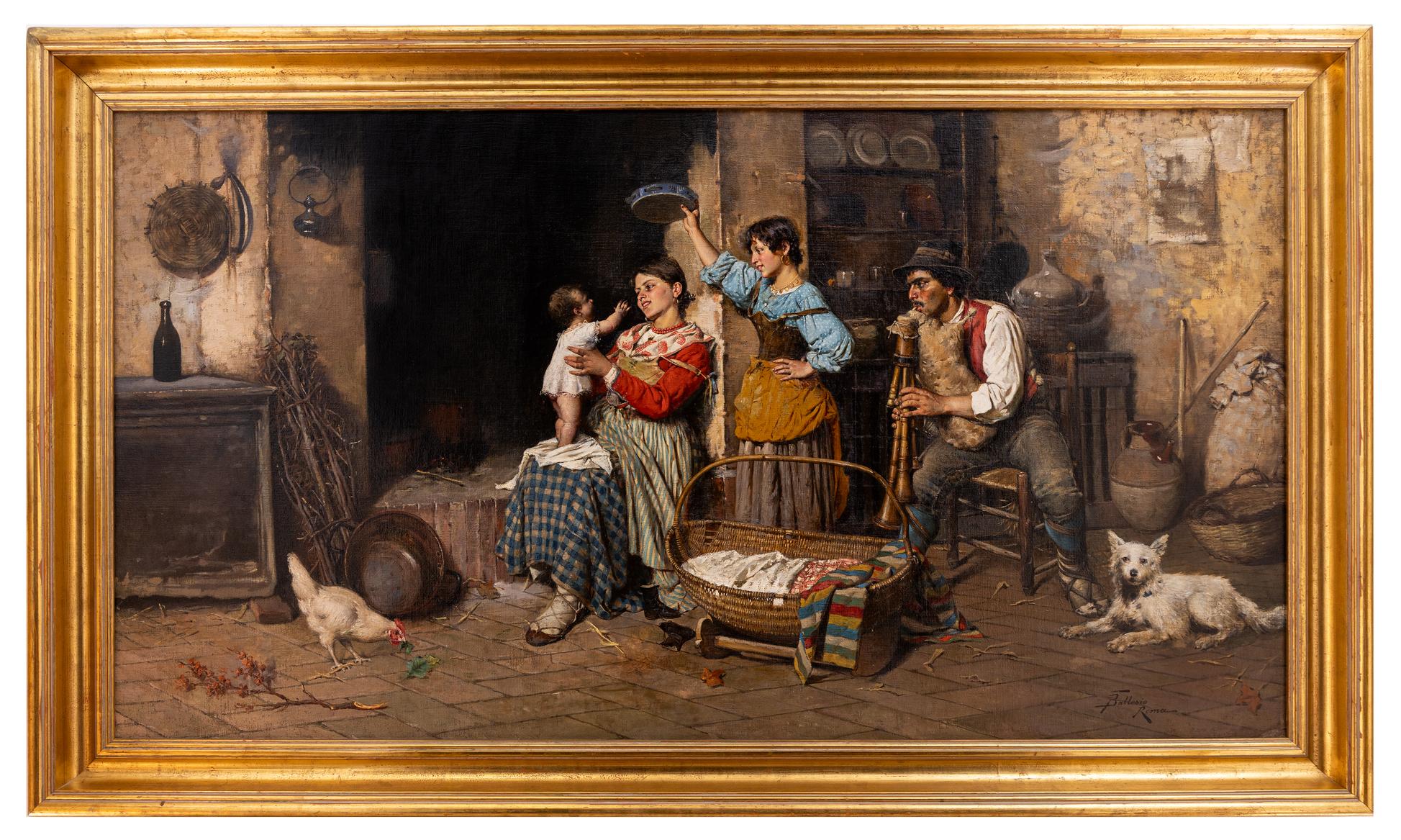 francesco ballesio: Famiglia romana