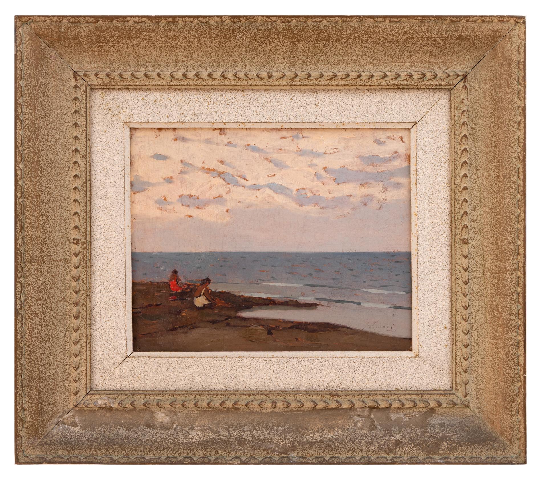 giovanni lomi: Sulla spiaggia