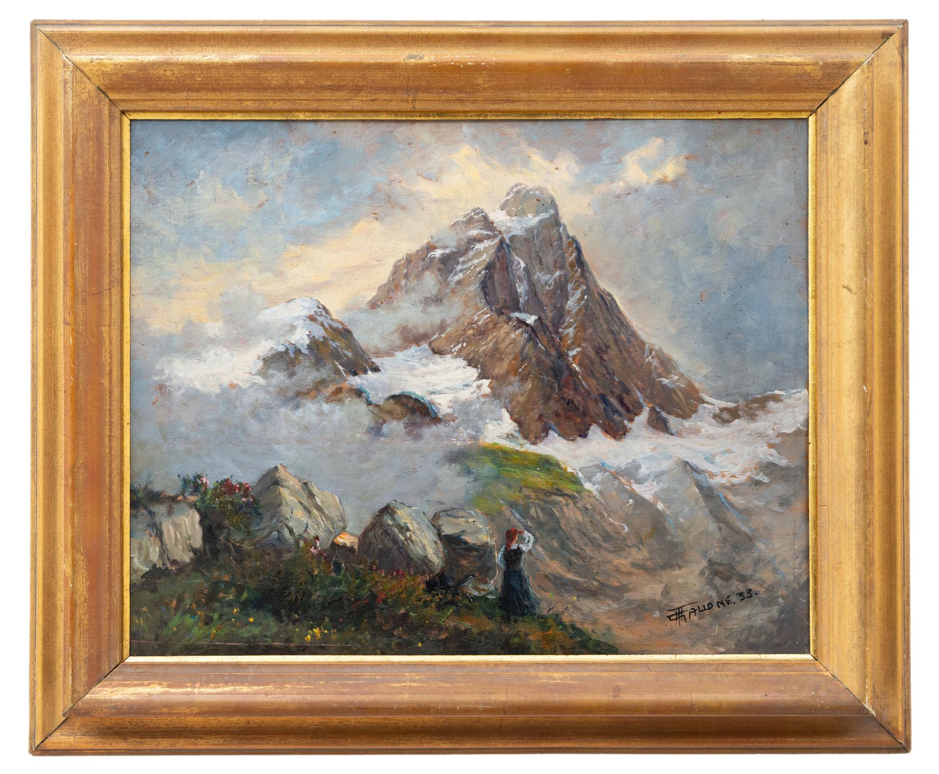 anna tallone: Cervino Al Tramonto