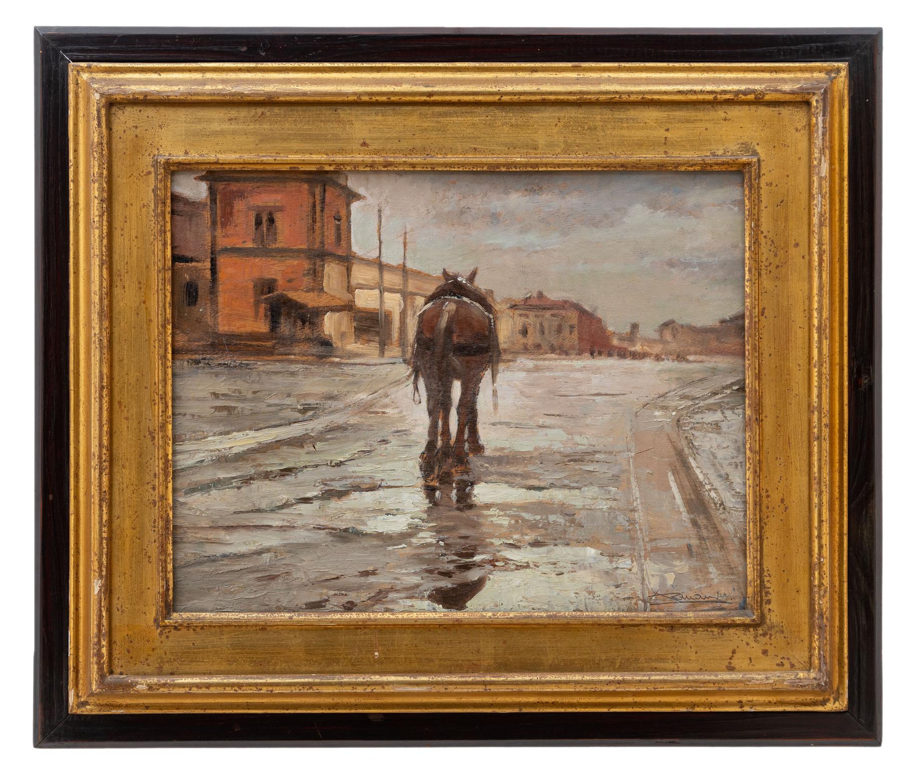 ernesto giuliano armani: Cavallo solitario