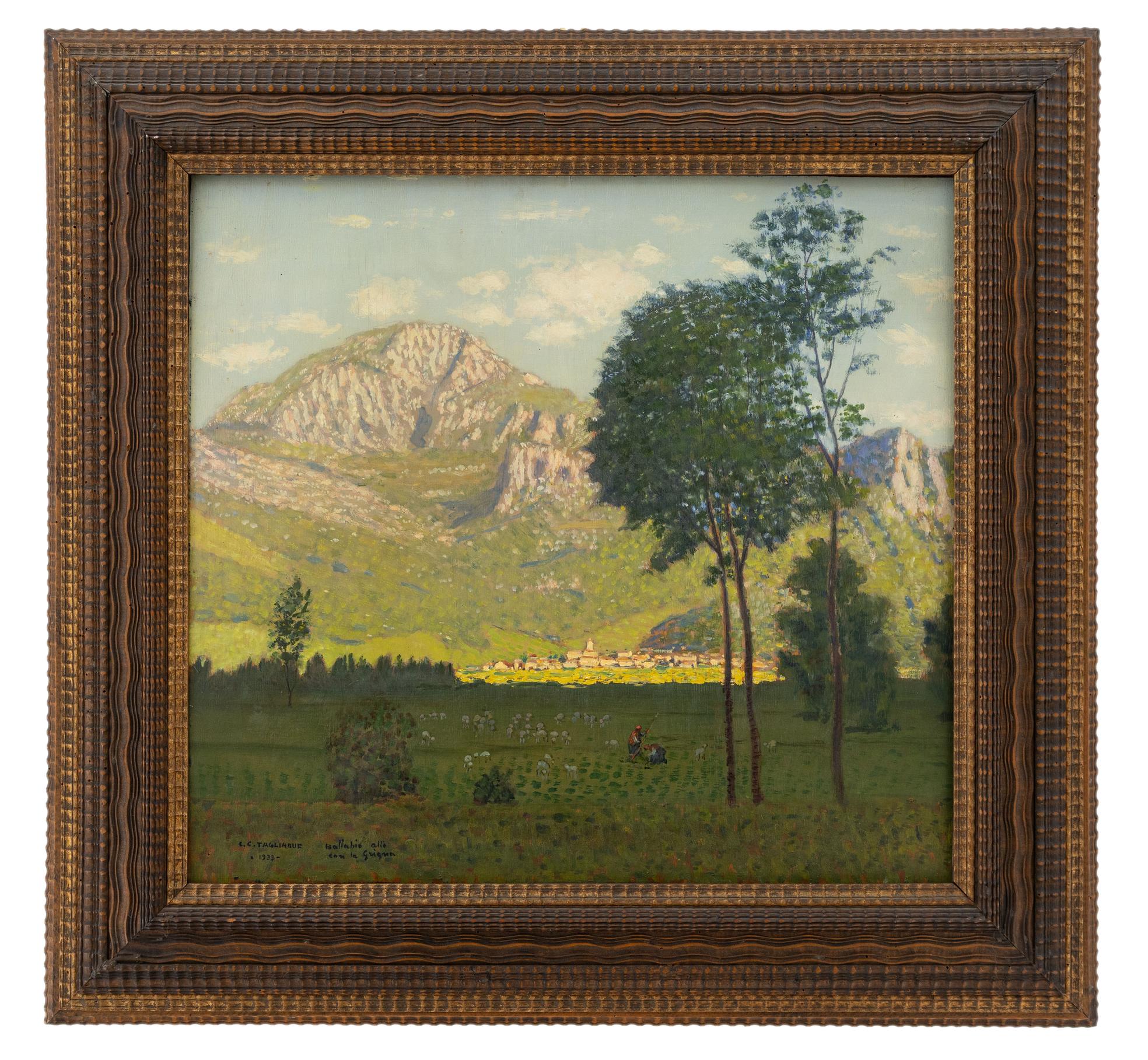 carlo costantino tagliabue: Ballabio alta con la Grigna 1933