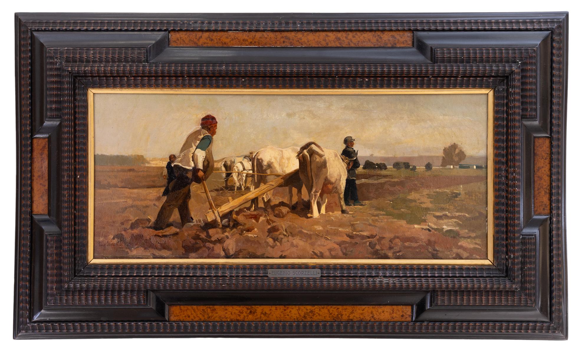 eugenio scorzelli: Arando i campi