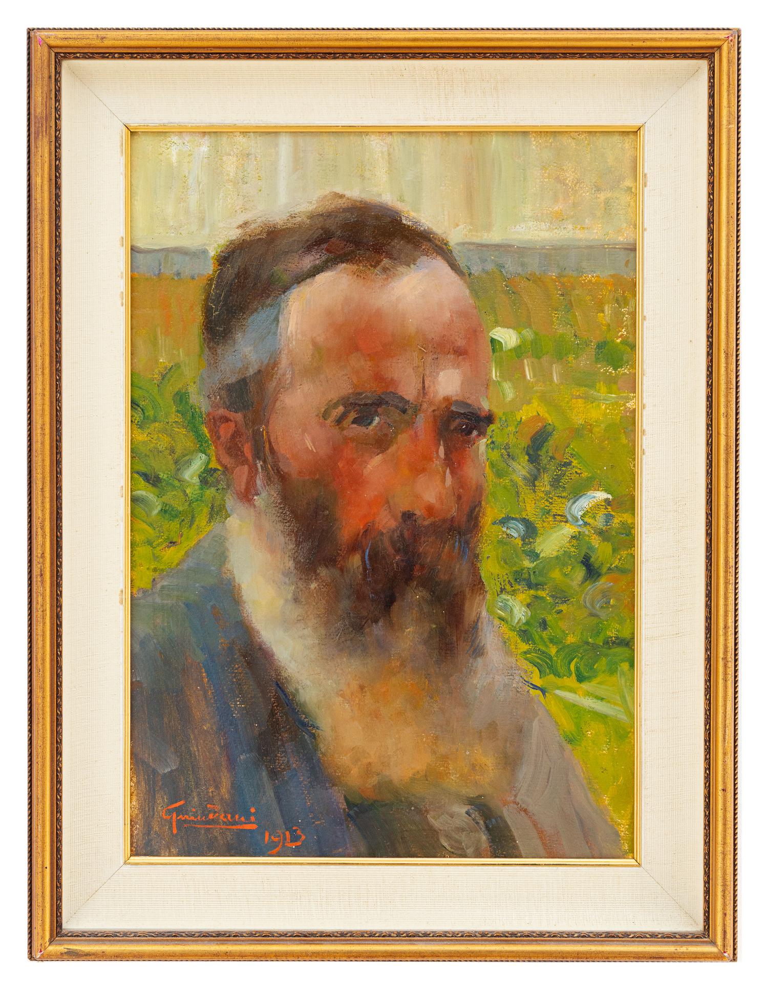 giuseppe guindani: Ritratto di Brumana Fortunato da Parma 1913