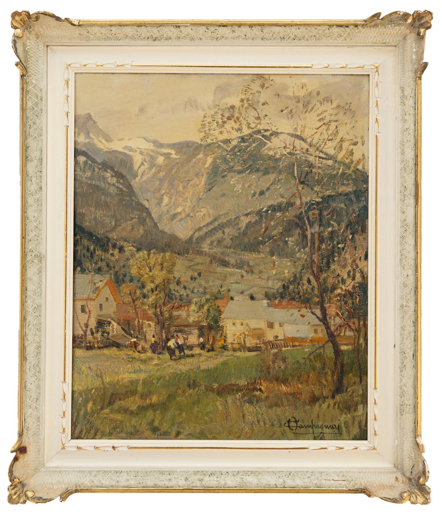 ottorino campagnari: Paesaggio Alpino