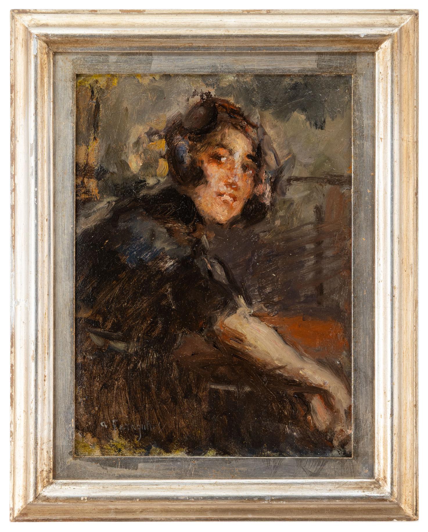 adolfo feragutti visconti: Ritratto di fanciulla