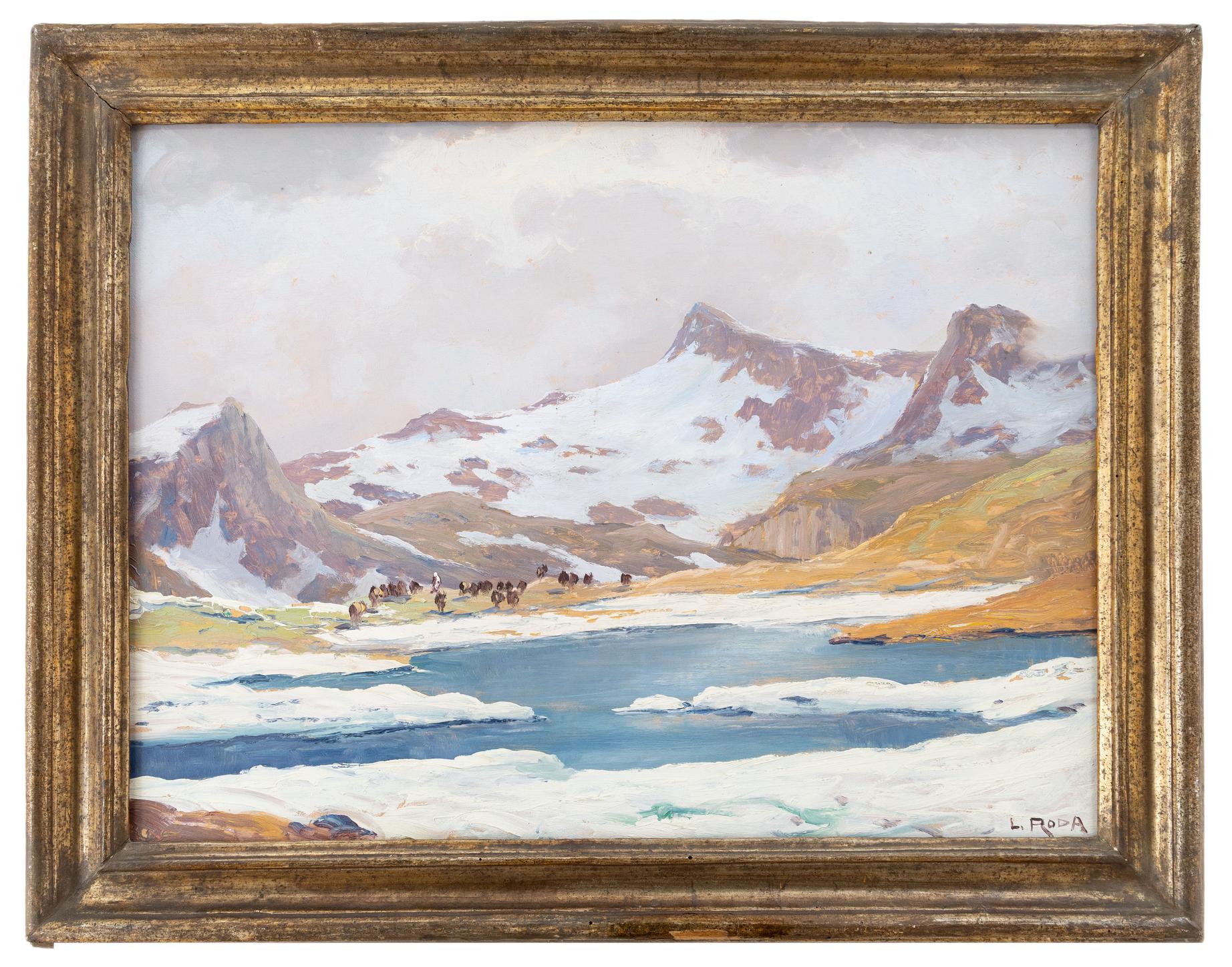 leonardo roda: La Sometta dai piedi del Cervino  1926