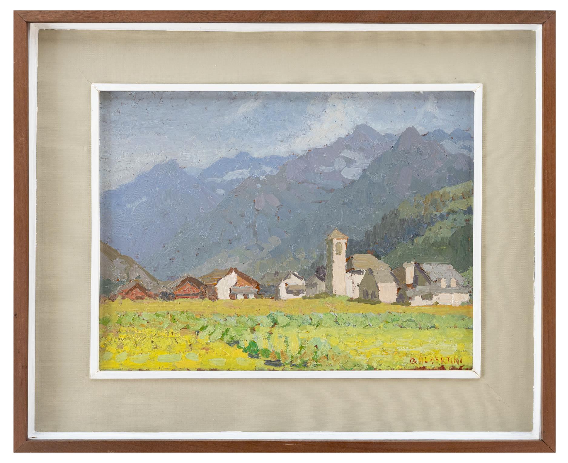 oreste albertini: Paesaggio montano