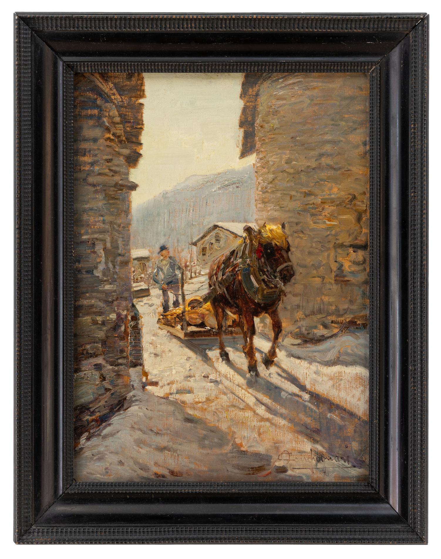 ottorino campagnari: Controluce a Verrand ( Courmayeur )