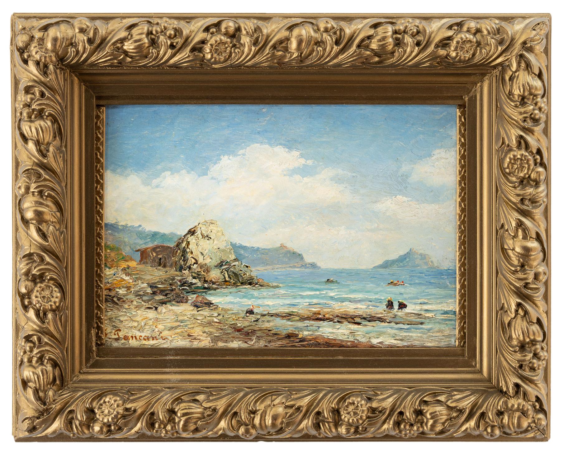 firma indecifrata: Sulla spiaggia