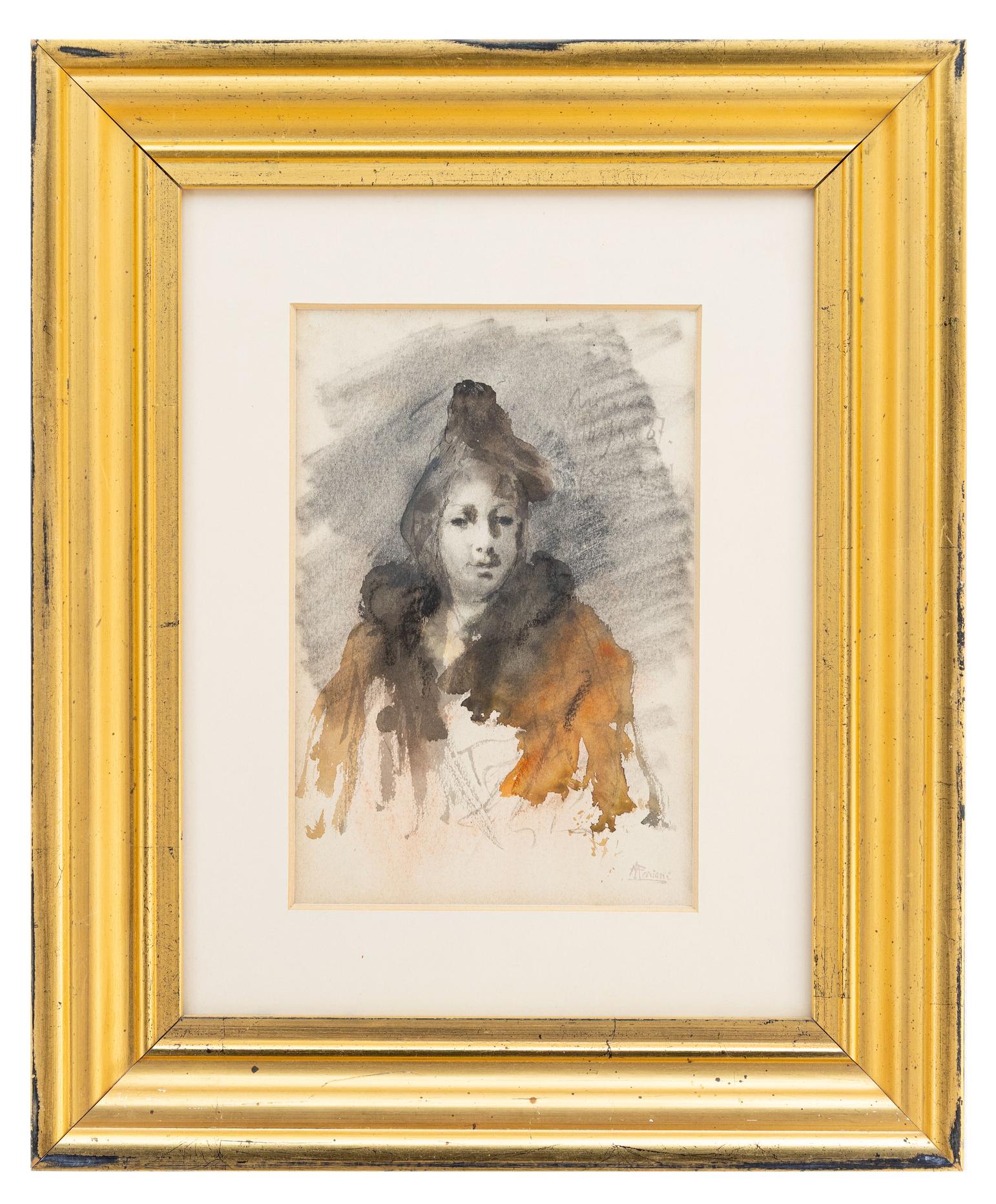 Pompeo Mariani: Studio Ritratto 1887