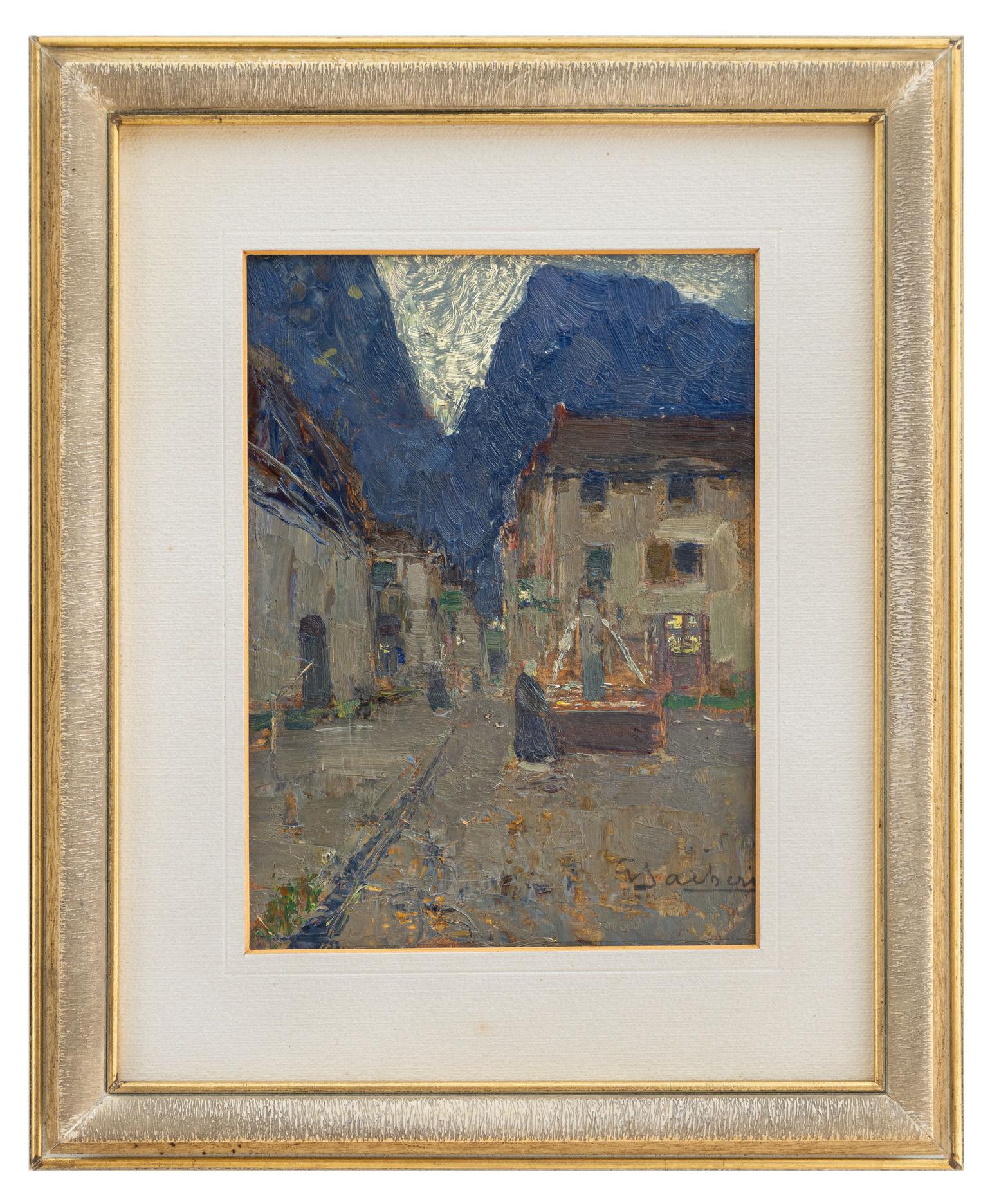 giuseppe sacheri: Sera in montagna