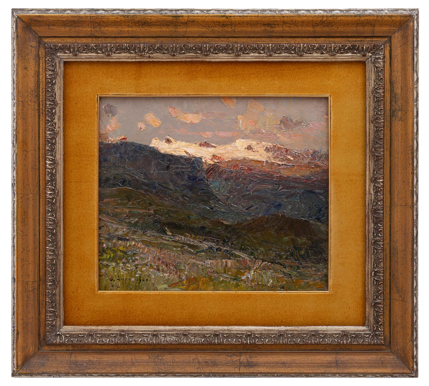 alessandro lupo: Tramonto a Plateau Rosa