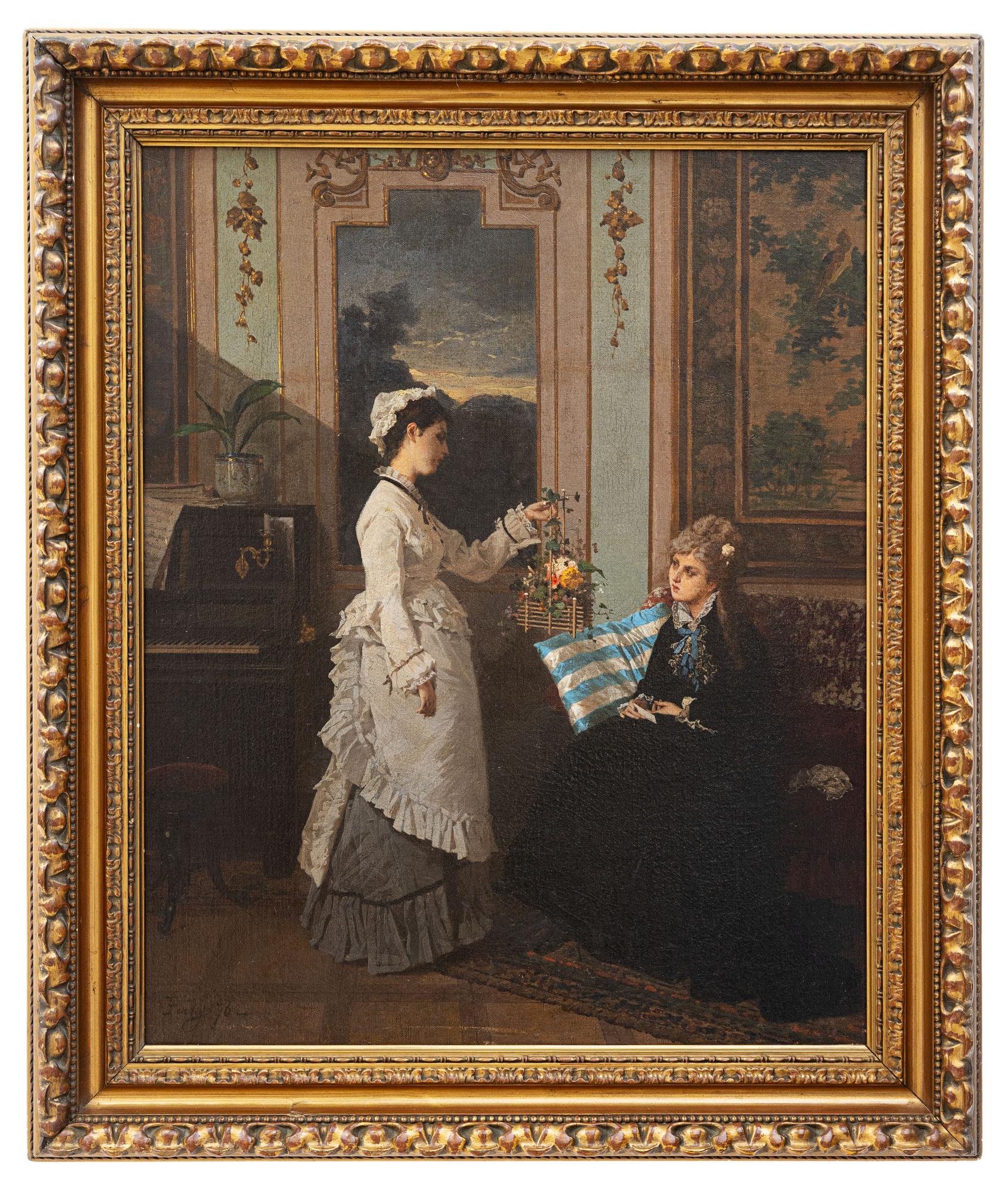 eugenio perego: Le chiacchiere 1878