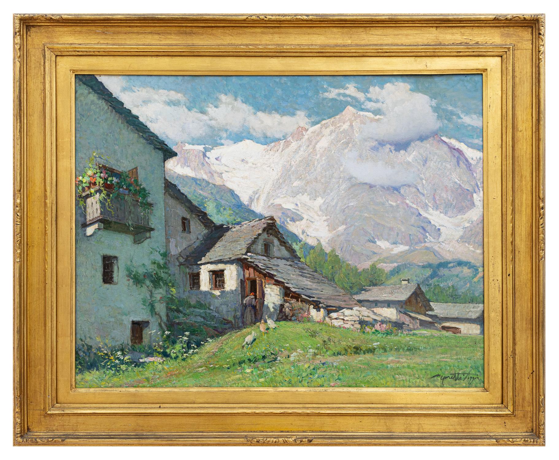 mario moretti foggia: Mattino sereno a Macugnaga 1947