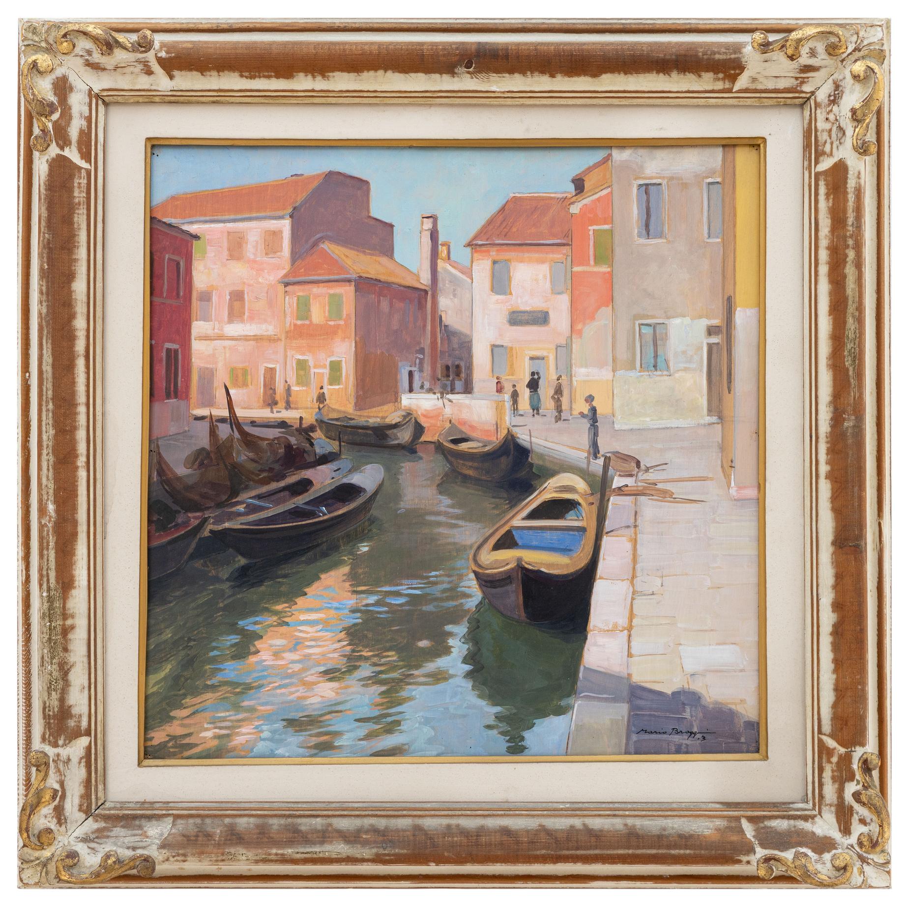 mario broggi: Riflessi d'acqua - Burano